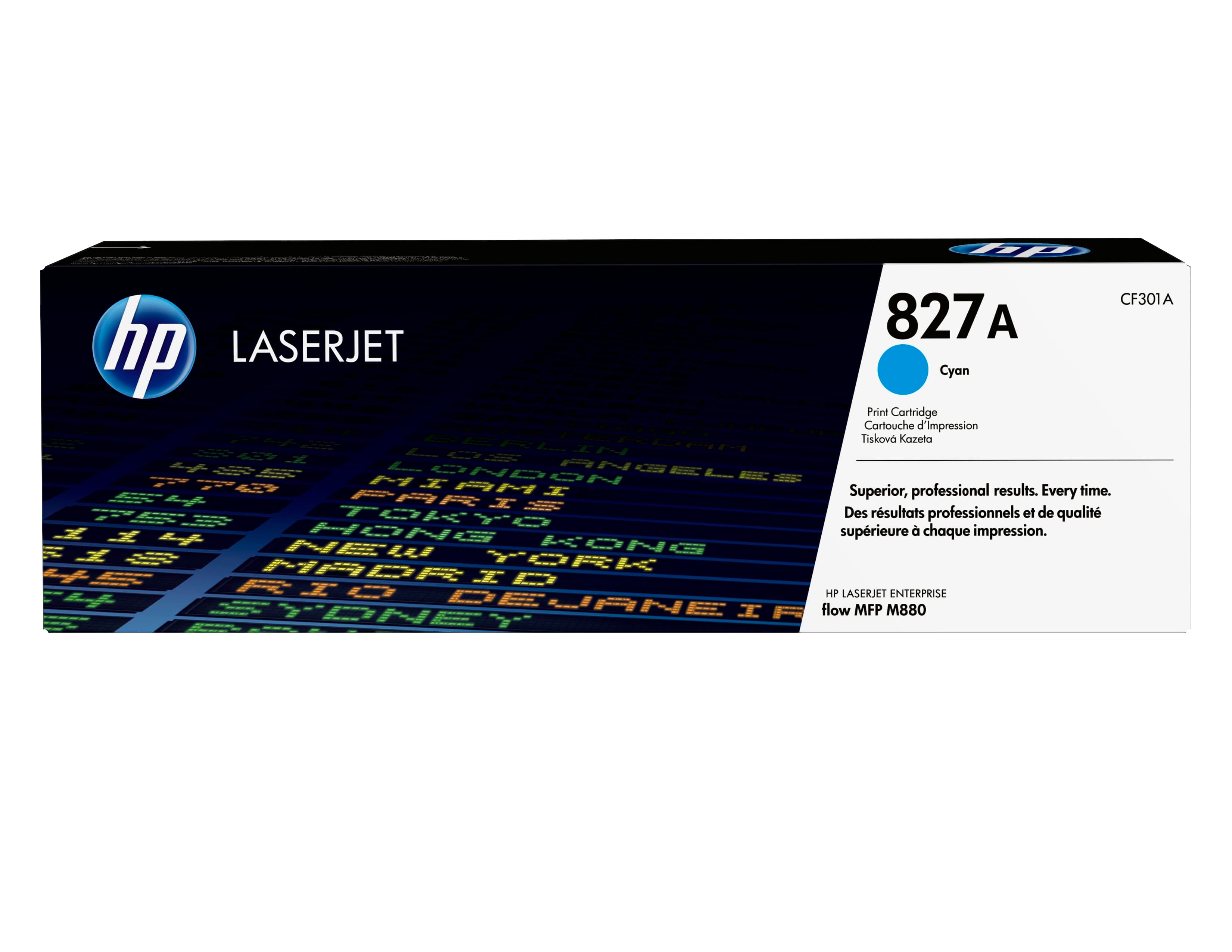 HP 827A toner LaserJet cyan authentique