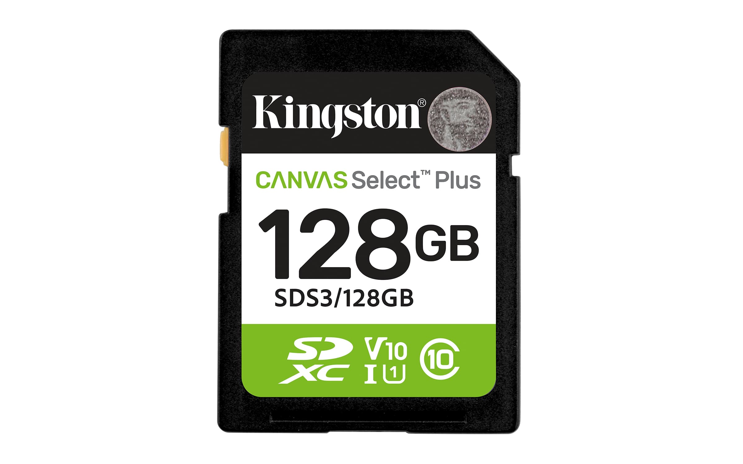 Kingston Technology 128 Go SDXC Canvas Select Plus Gen3 150 Mo/s C10 UHS-I U1 V10