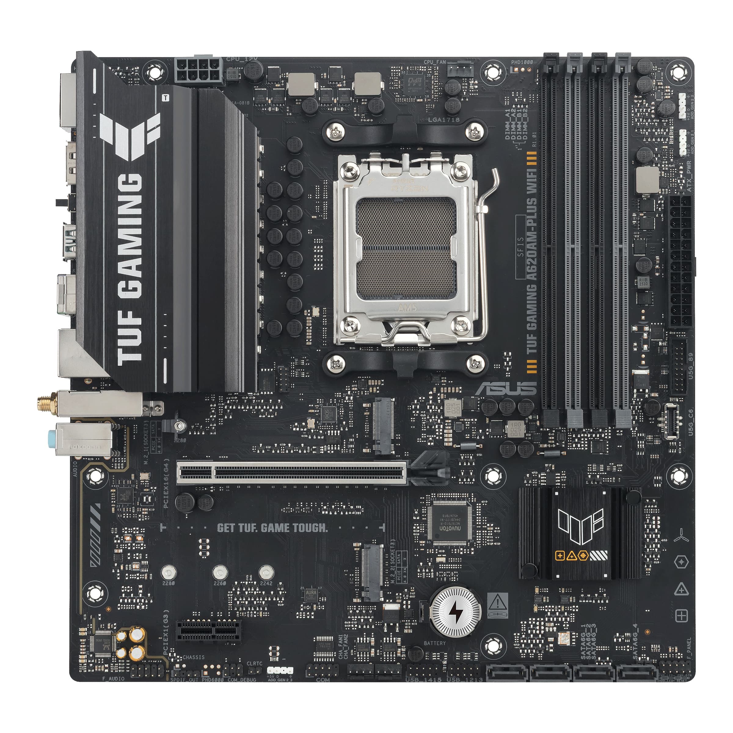 ASUS TUF GAMING A620AM-PLUS WIFI AMD A620A Emplacement AM5 micro ATX