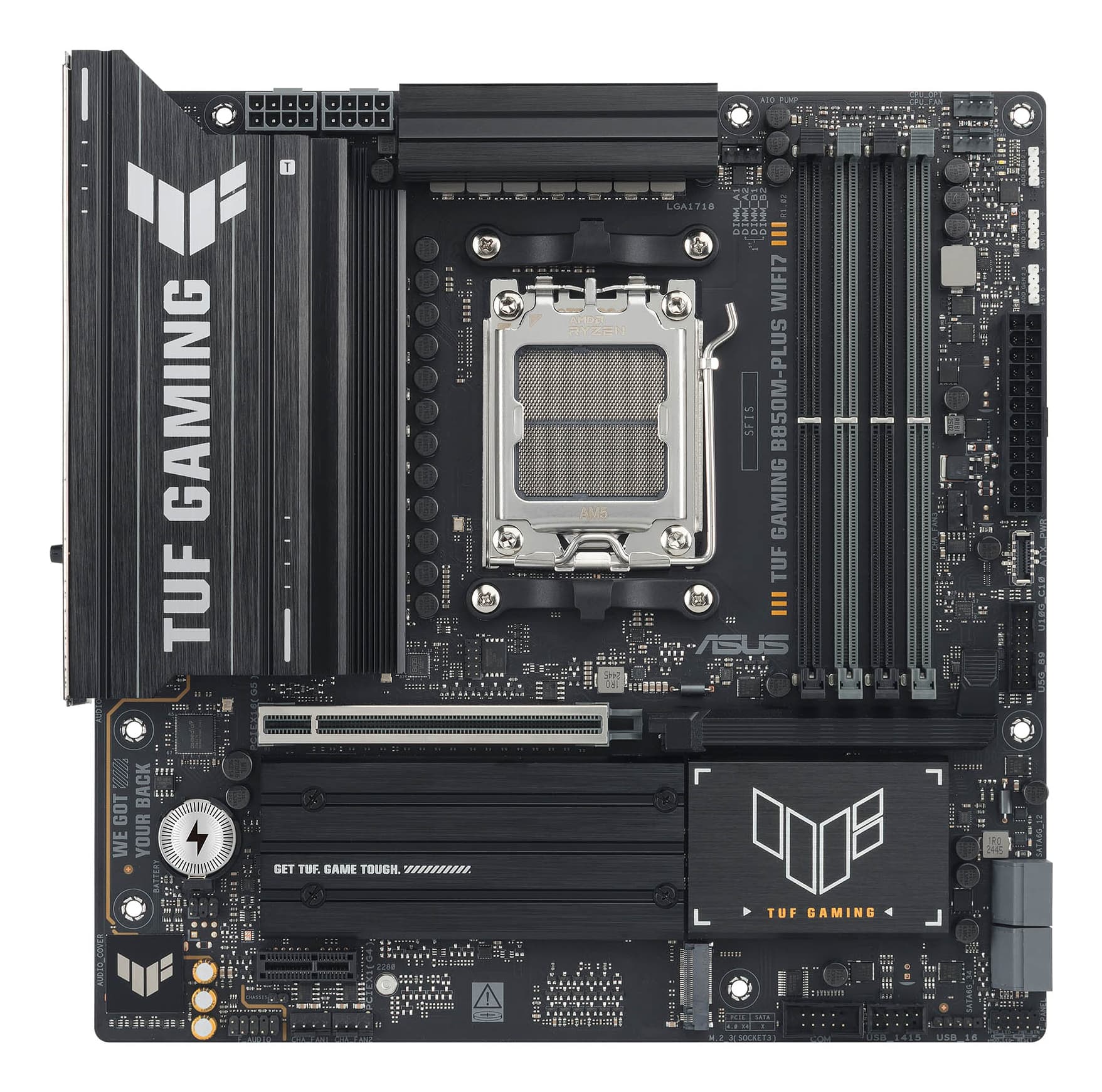 ASUS TUF GAMING B850M-PLUS WIFI7 AMD B850 Emplacement AM5 micro ATX