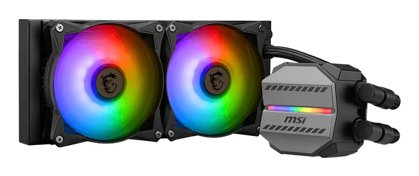 MSI MAG Coreliquid M240 Processeur Refroidisseur de liquide tout-en-un 12 cm Noir