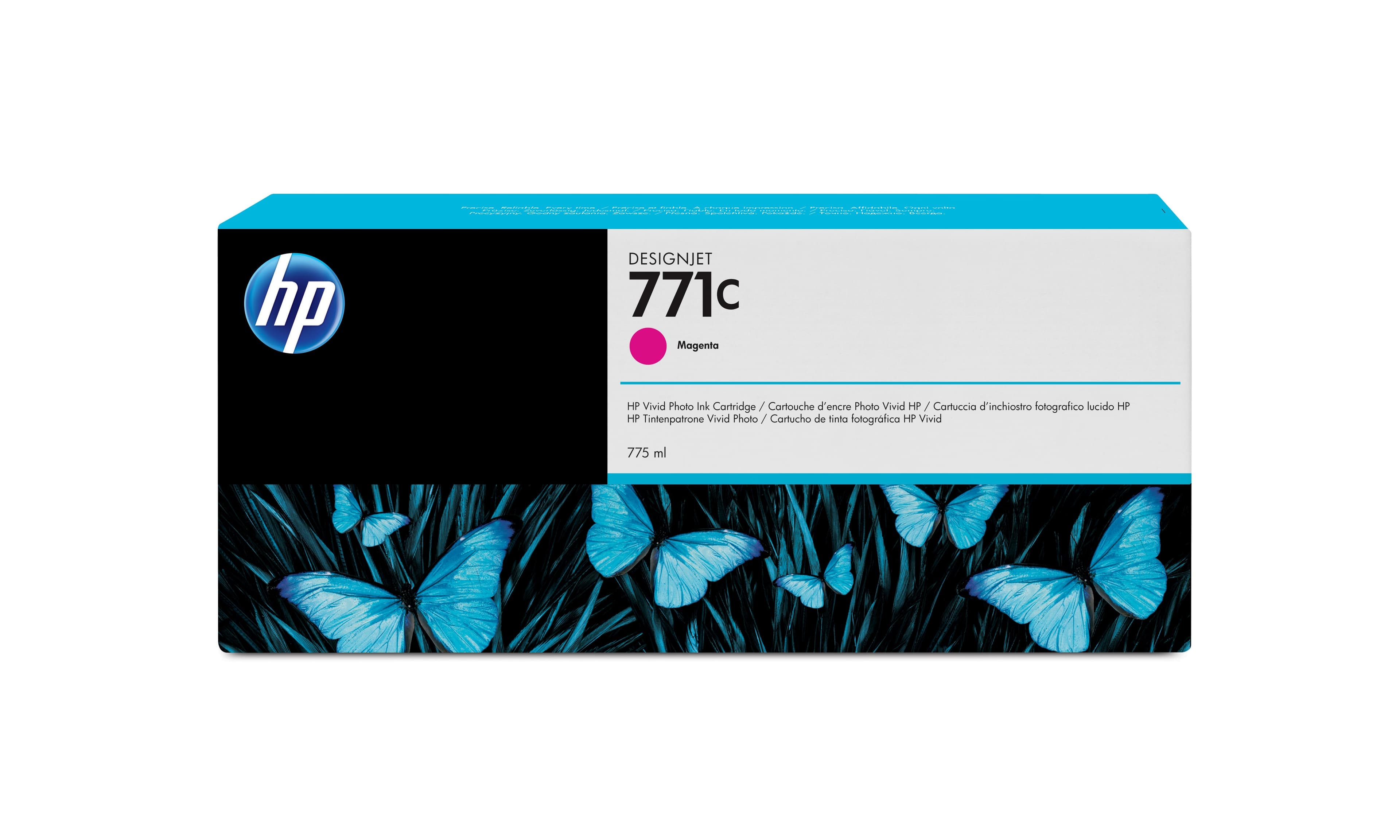 HP 771C cartouche d'encre DesignJet magenta, 775 ml
