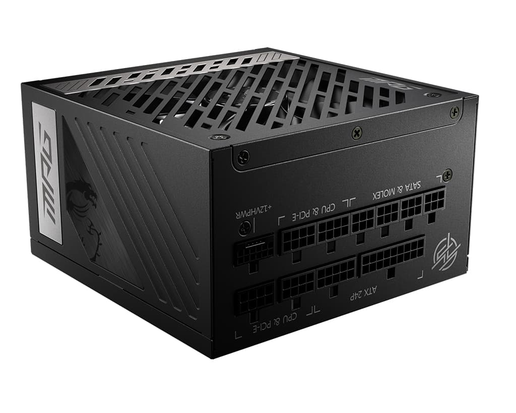 MSI MPG A1000G PCIE5 unité d'alimentation d'énergie 1000 W 20+4 pin ATX ATX Noir