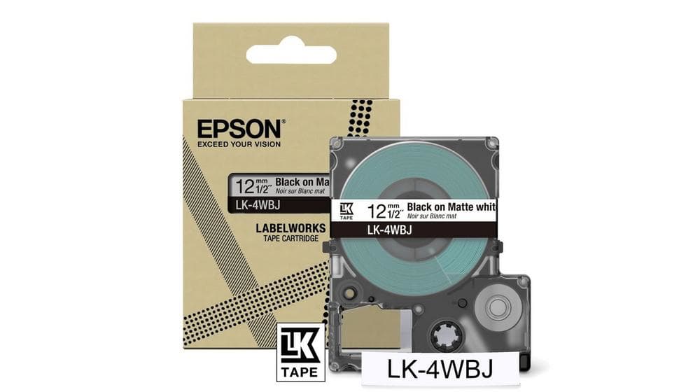 Epson LK-4WBJ Noir, Blanc