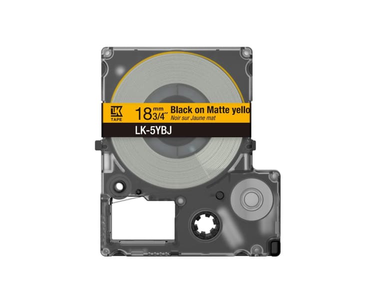 Epson C53S672075 ruban d'étiquette Noir sur jaune