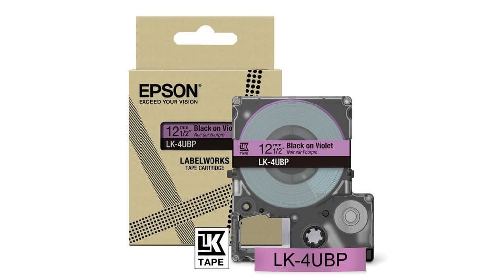 Epson LK-4UBP Noir, Violet