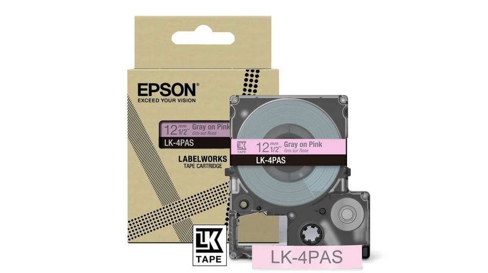 Epson LK-4PAS Gris, Rose