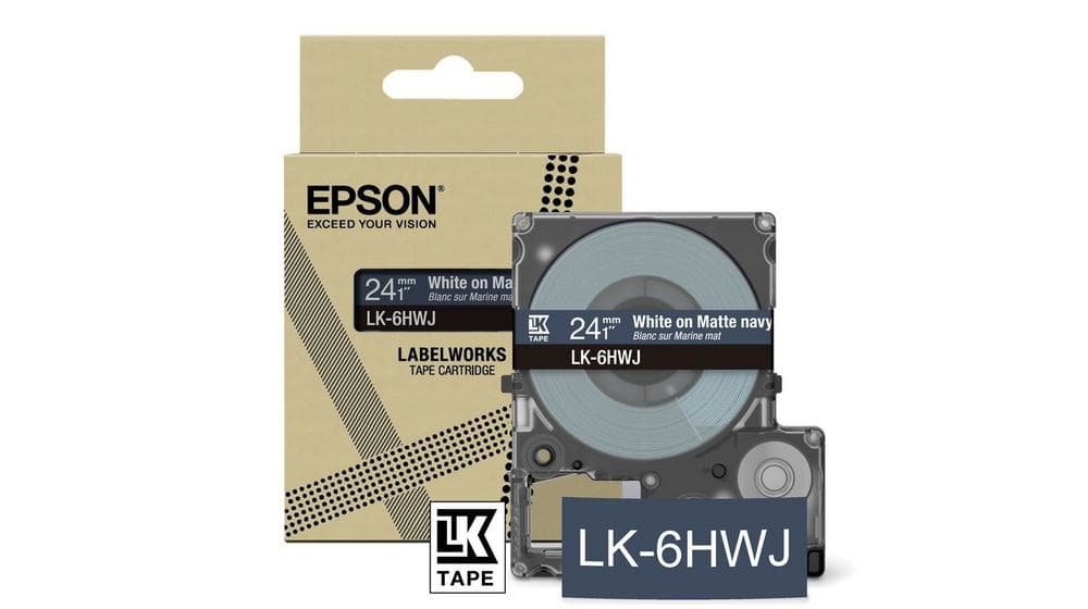 Epson LK-5HWJ Marine, Blanc