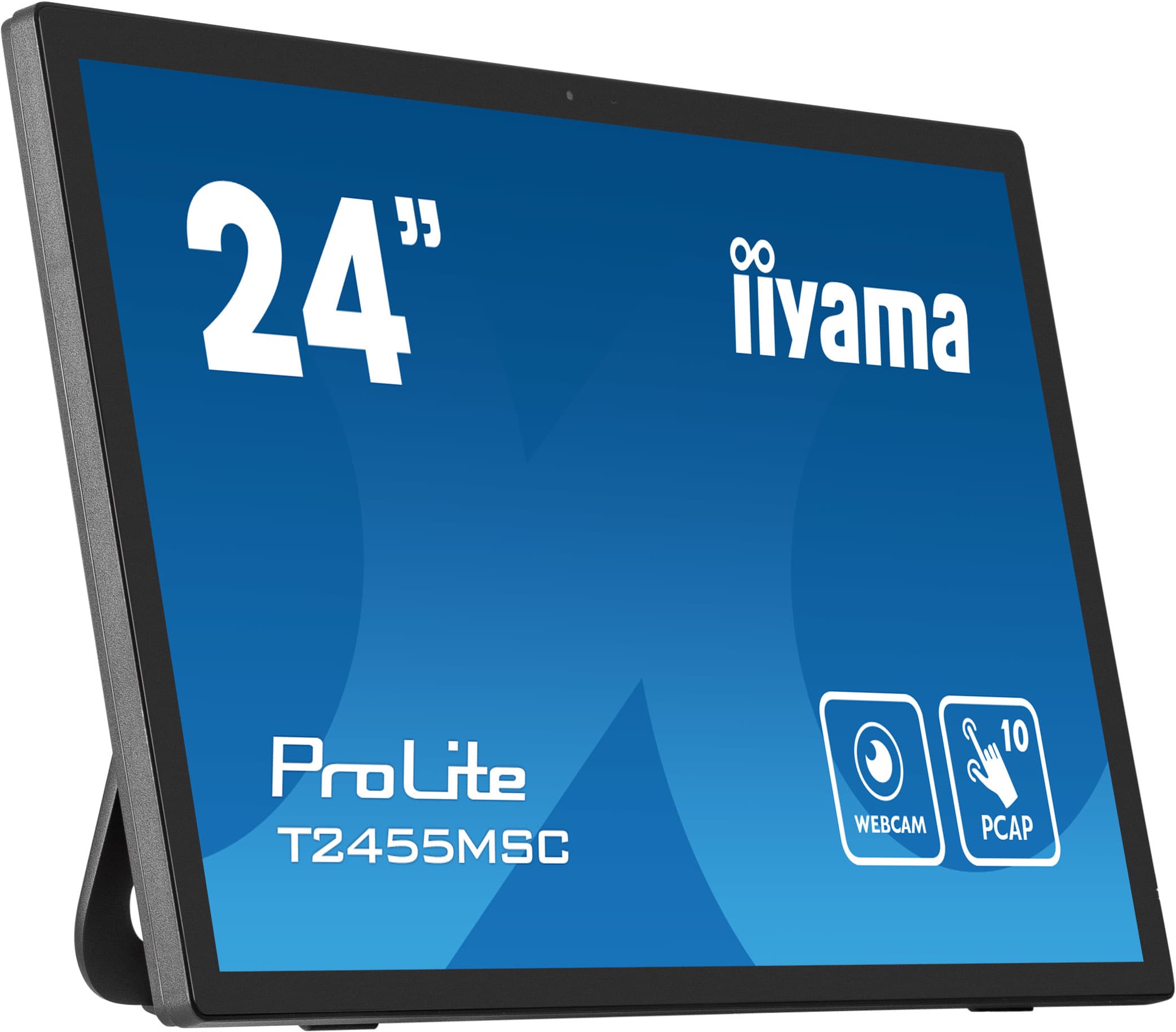iiyama T2455MSC-B1 écran plat de PC 61 cm (24") 1920 x 1080 pixels Full HD LED Écran tactile Noir