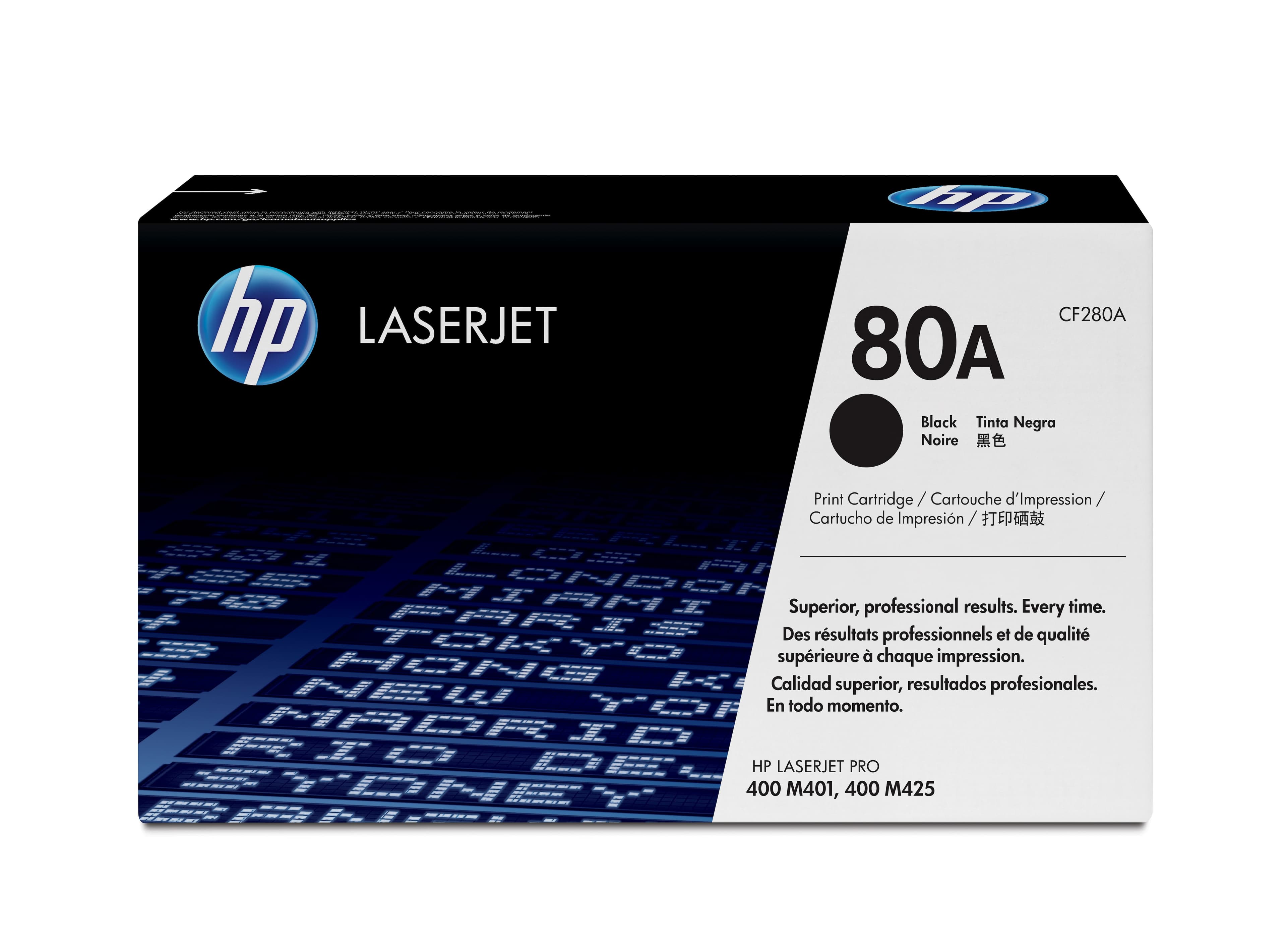 HP 80A toner LaserJet noir authentique