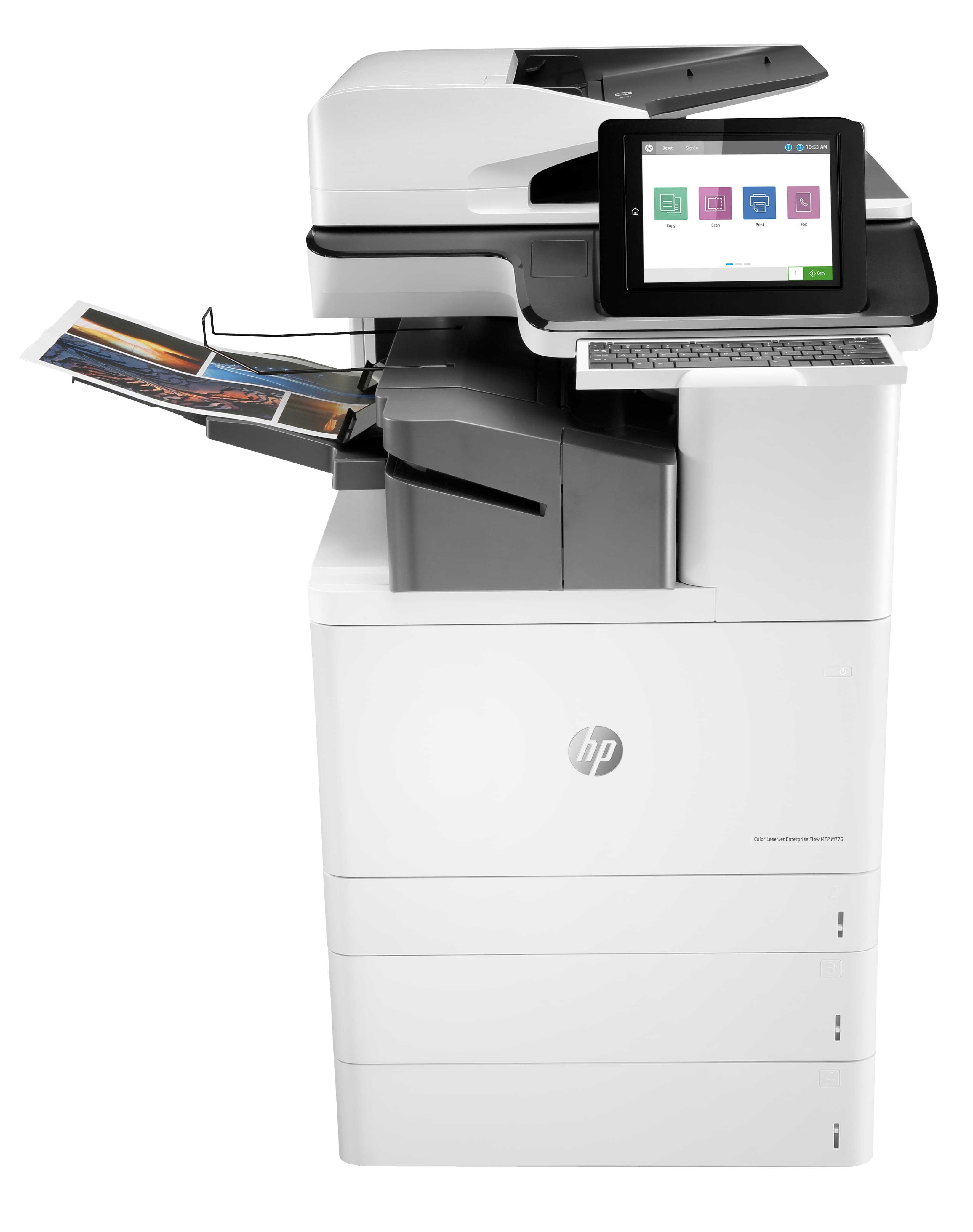HP Color LaserJet Enterprise Flow LaserJet Enterprise Flow M776zs Sans fil Multifunction Couleur Imprimante, Copieur, Scanner; Recto verso