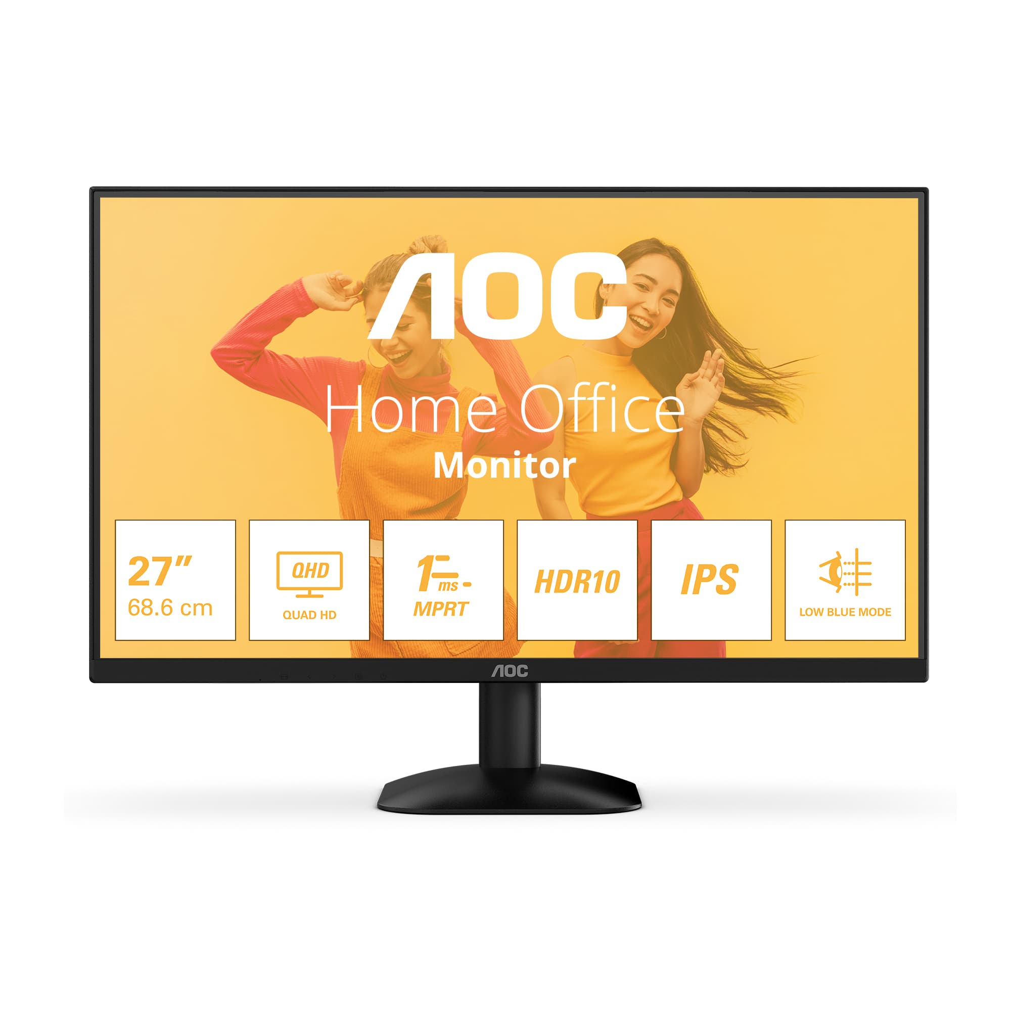 AOC B3 Q27B35E écran plat de PC 68,6 cm (27") 2560 x 1440 pixels Quad HD LED Noir