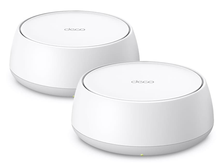 TP-Link DECO BE25(2-PACK) système Wi-Fi maillé Bi-bande (2,4 GHz / 5 GHz) Wi-Fi 7 (802.11be) Blanc Interne