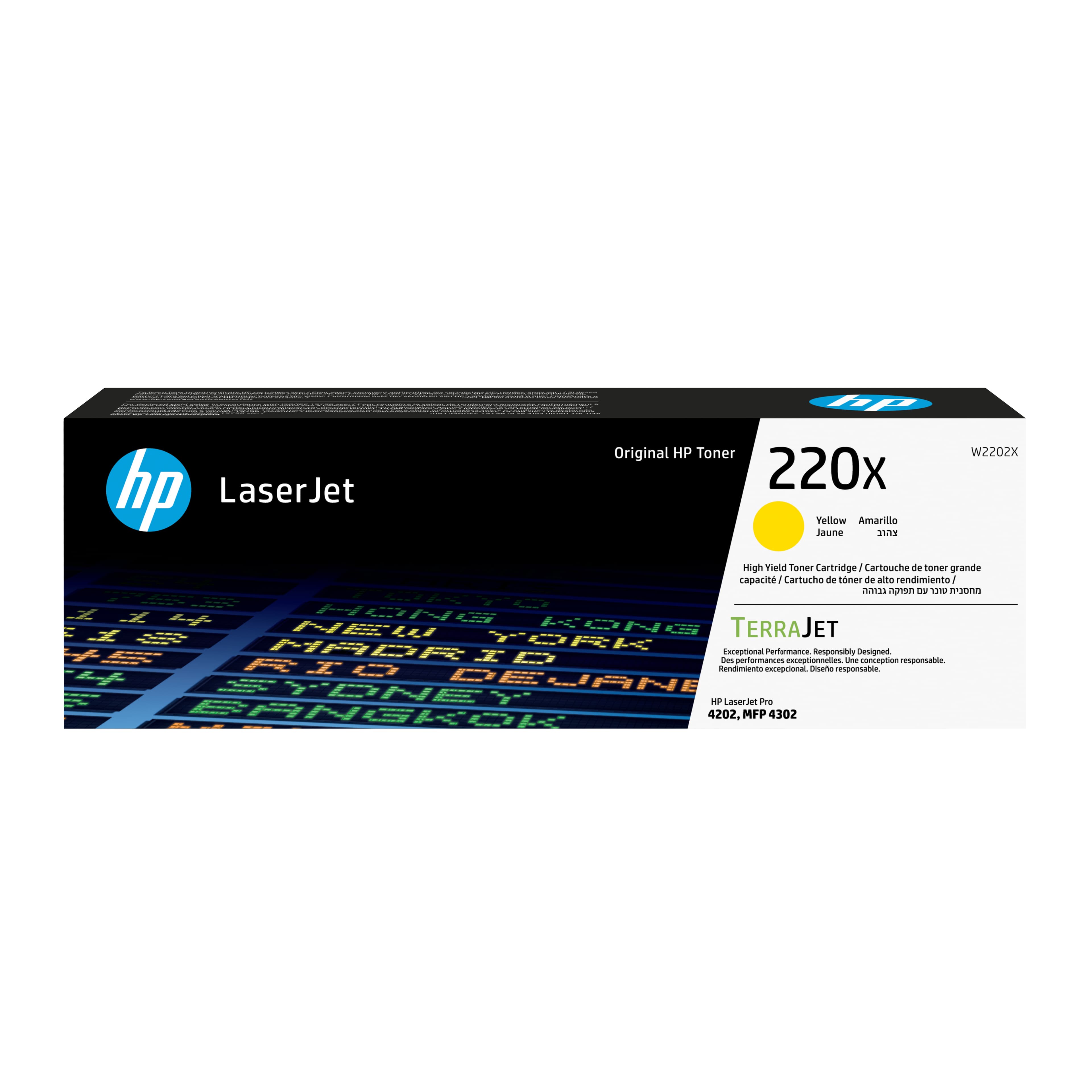 HP Toner LaserJet jaune authentique 220X