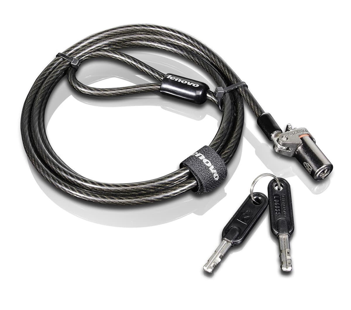 Lenovo 0B47388 câble antivol Noir, Charbon de bois 1,5 m