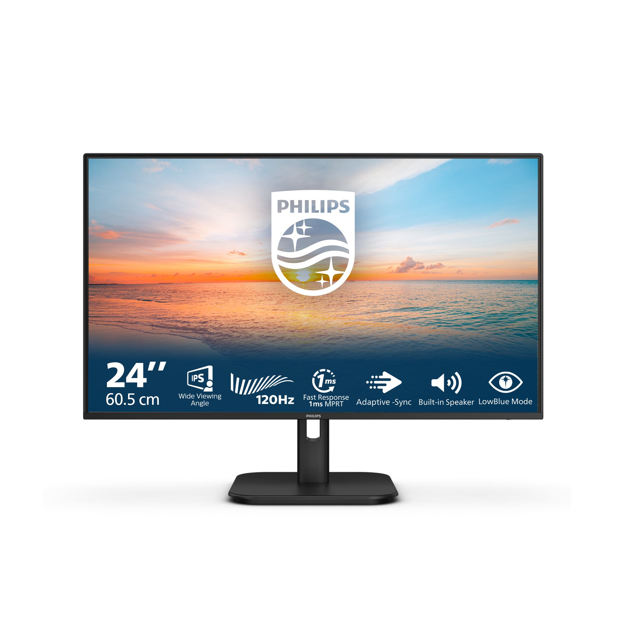 Philips 1000 series 24E1N1200A/00 écran plat de PC 60,5 cm (23.8") 1920 x 1080 pixels Full HD LCD Noir