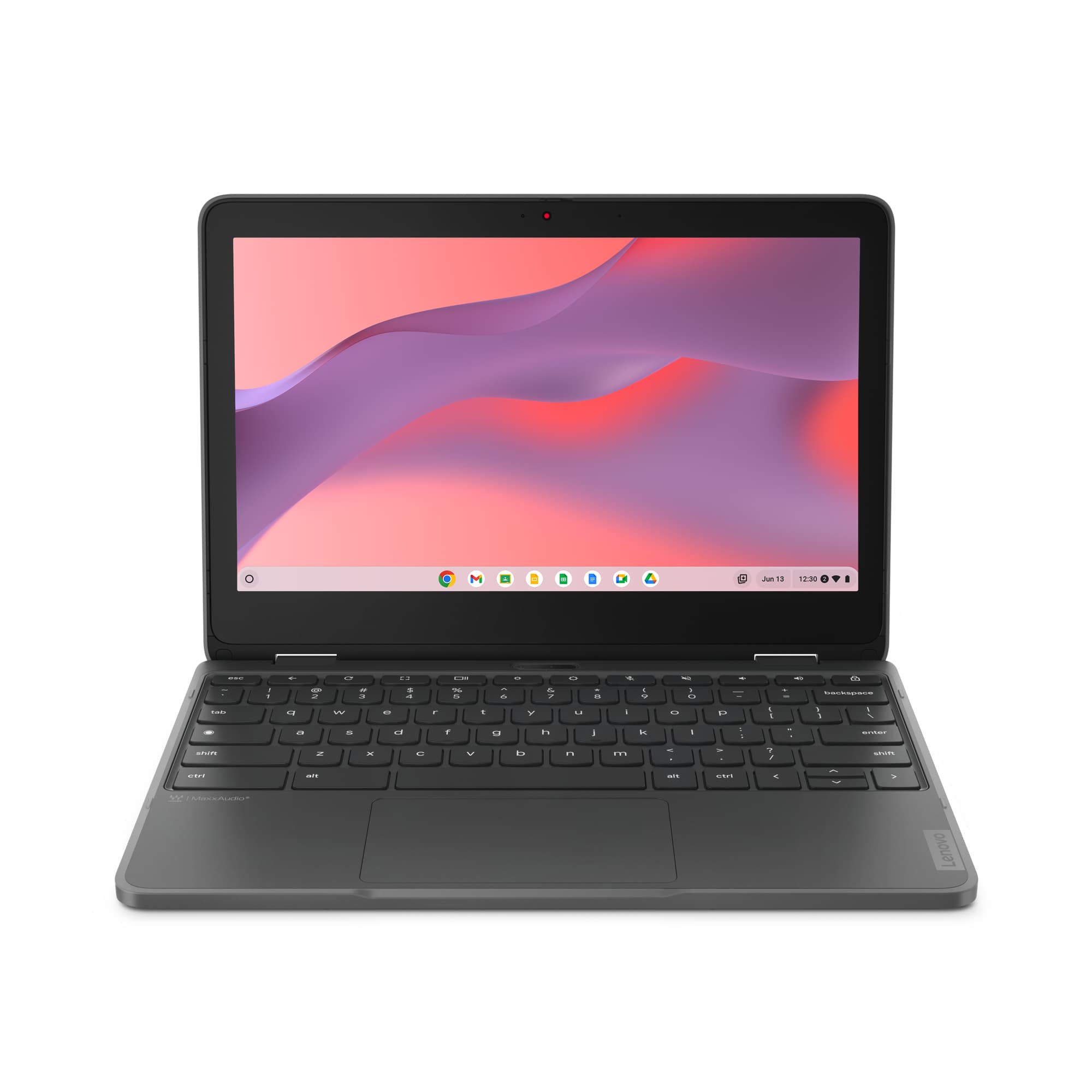 Lenovo 300e Yoga Chromebook Gen 4 MediaTek Kompanio 528 29,5 cm (11.6") Écran tactile HD 8 Go LPDDR4x-SDRAM 64 Go eMMC Wi-Fi 6 (802.11ax) ChromeOS Français Gris
