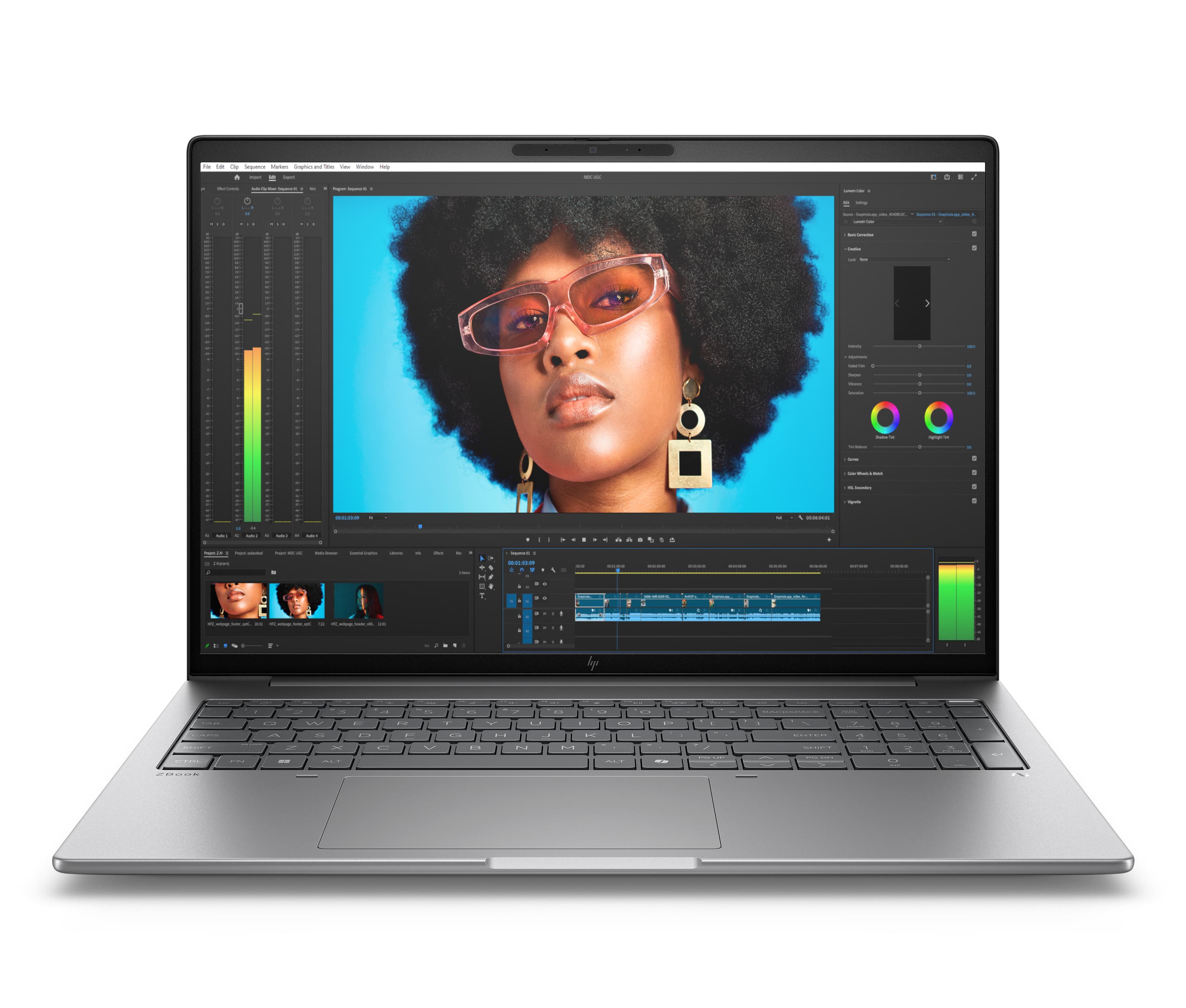 HP ZBook 8 G1i Wolf Pro Security Edition Intel Core Ultra 9 285H Station de travail mobile 40,6 cm (16") WUXGA 8 Go DDR5-SDRAM 1 To SSD NVIDIA RTX 500 Ada Wi-Fi 7 (802.11be) Windows 11 Pro AI Workstation, AI PC Argent