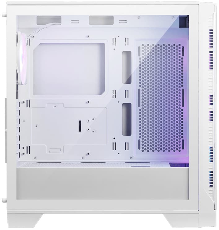 MSI MAG Forge 320R AIRFLOW Micro Tower Blanc