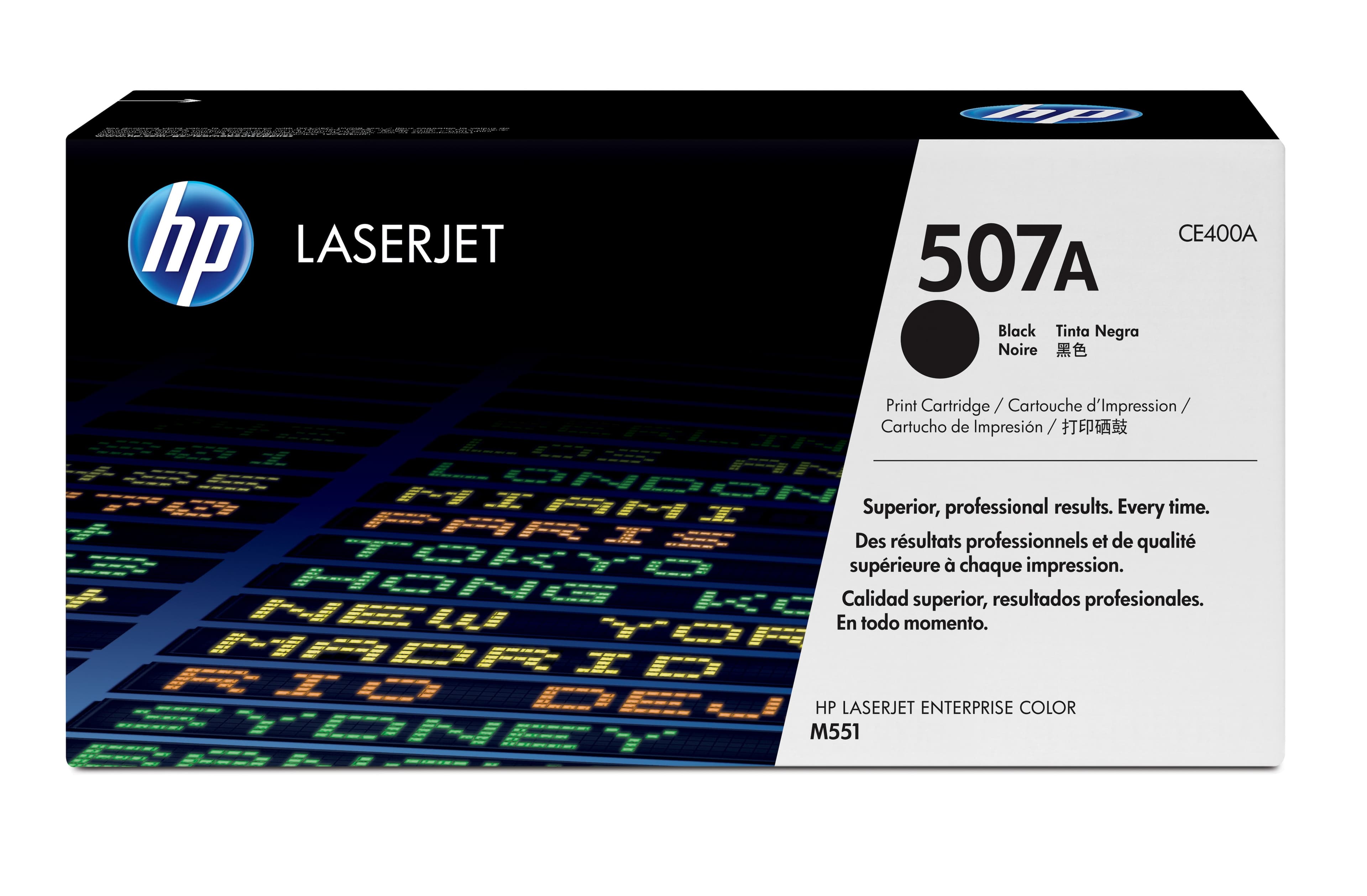 HP 507A toner LaserJet noir authentique