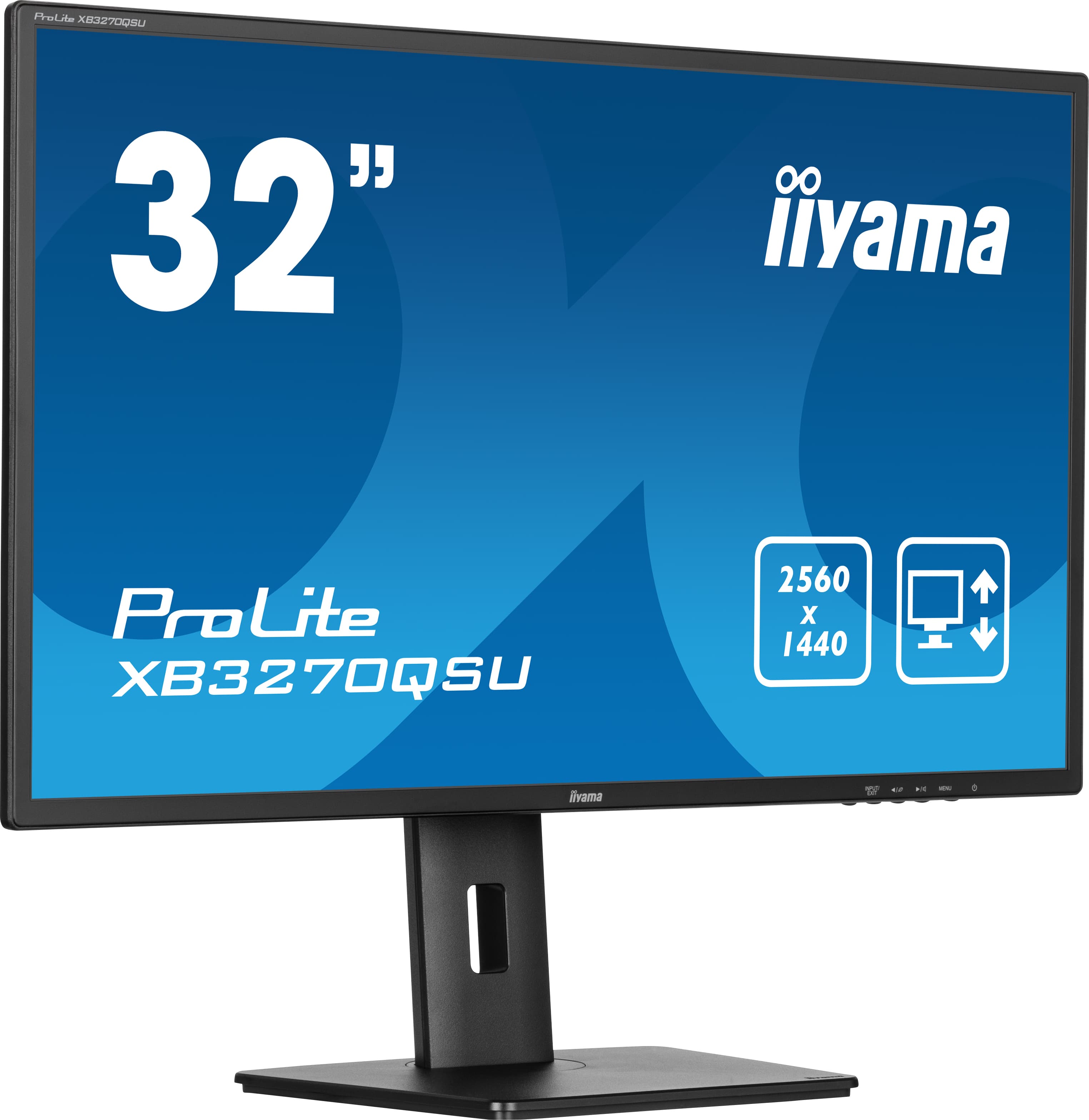 iiyama ProLite XB3270QSU-B1 écran plat de PC 80 cm (31.5") 2560 x 1440 pixels Quad HD LED Noir