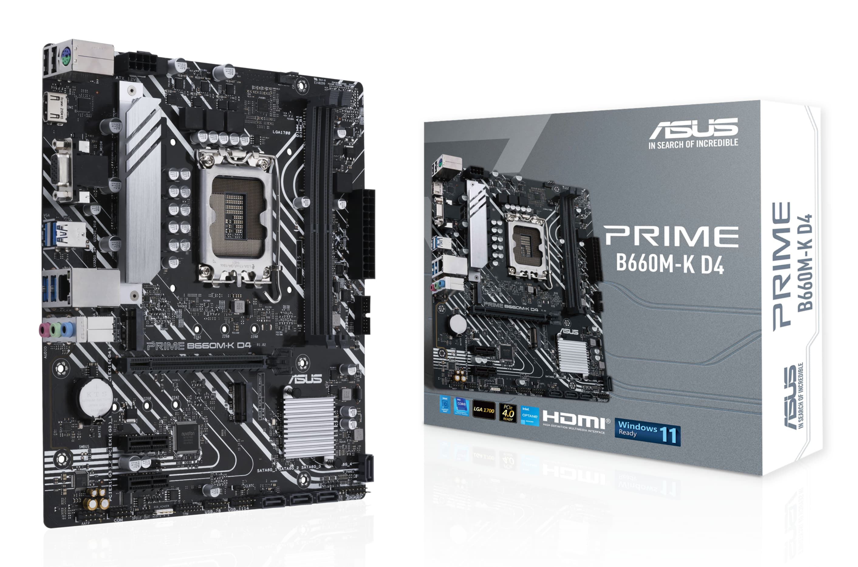 ASUS PRIME B660M-K D4 Intel B660 LGA 1700 micro ATX