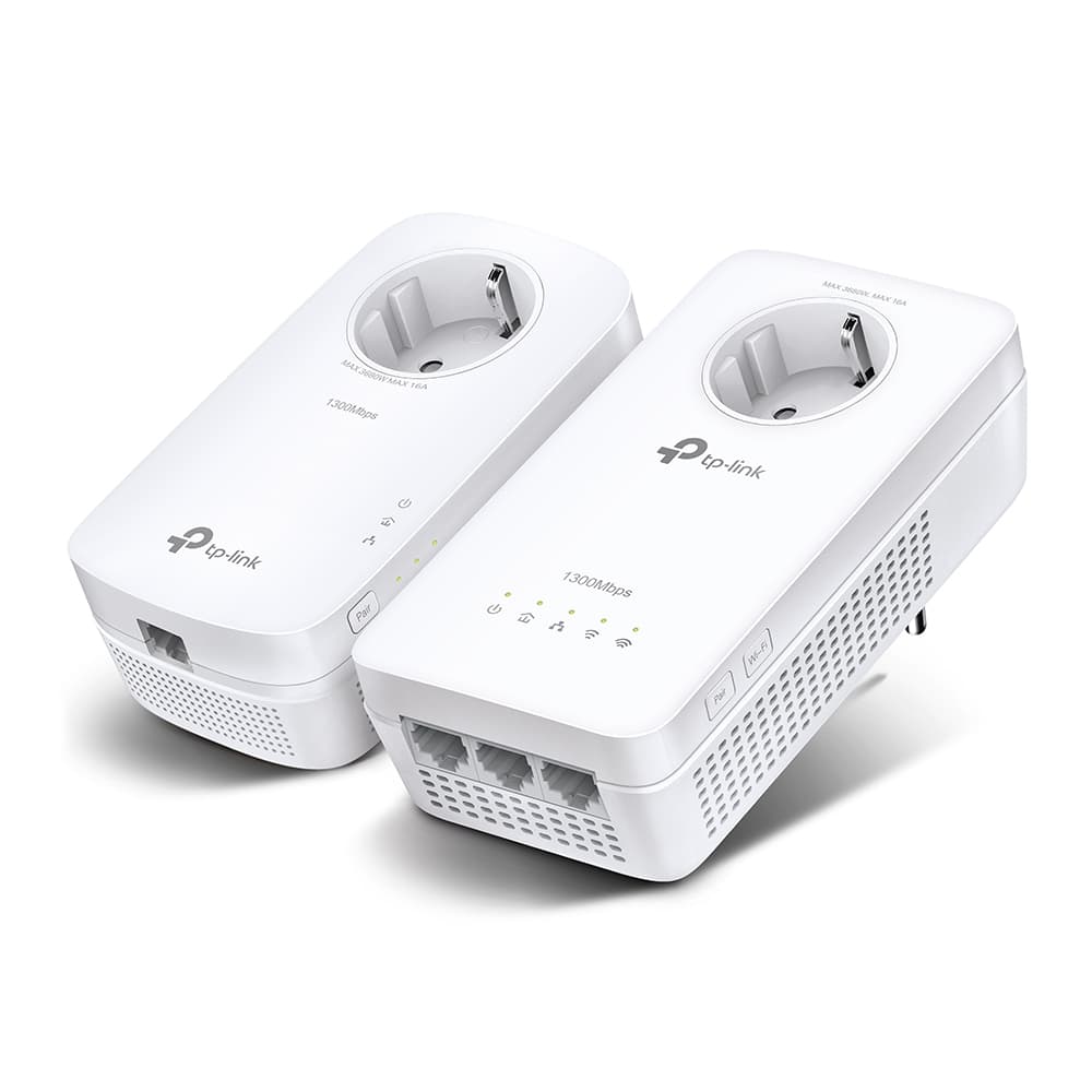 TP-Link TL-WPA1300P KIT 1300 Mbit/s Ethernet/LAN Wifi Blanc 2 pièce(s)