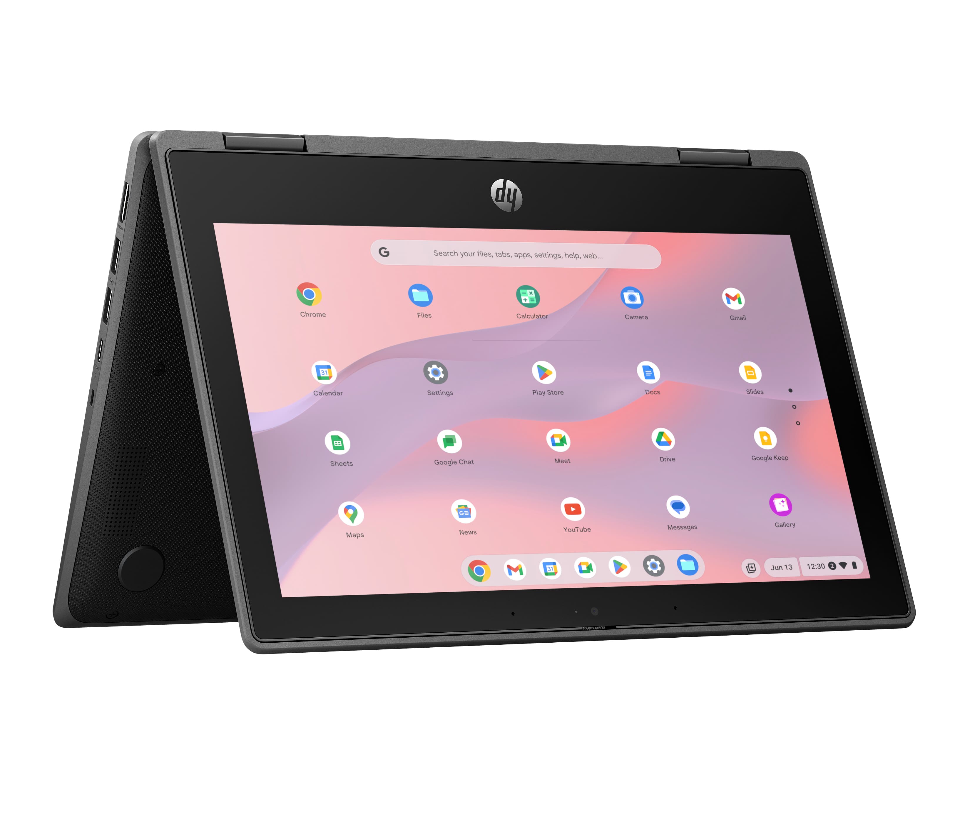 HP Chromebook Fortis x360 G5 Intel® N N100 29,5 cm (11.6") Écran tactile HD 8 Go LPDDR5x-SDRAM 64 Go eMMC Wi-Fi 6E (802.11ax) ChromeOS Noir