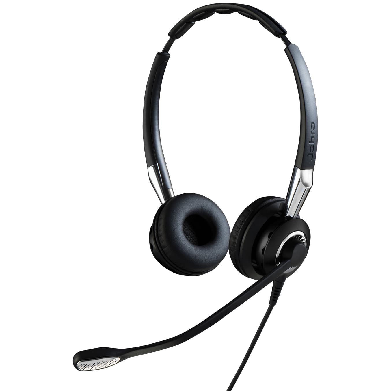 Jabra BIZ 2400 II Casque Avec fil Arceau Bureau/Centre d'appels Noir, Argent