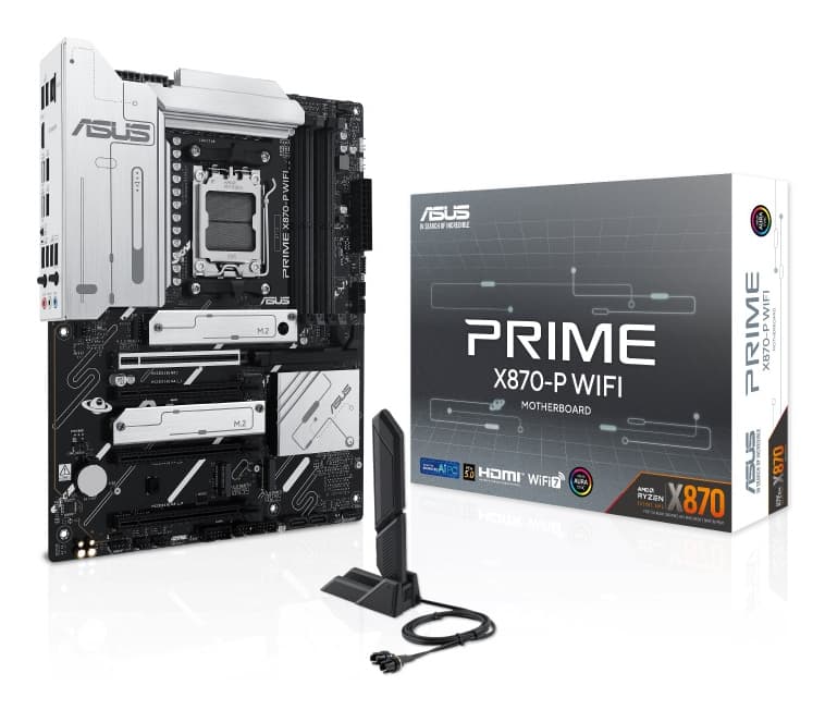 ASUS Prime X870-P WIFI AMD X870 Emplacement AM5 ATX
