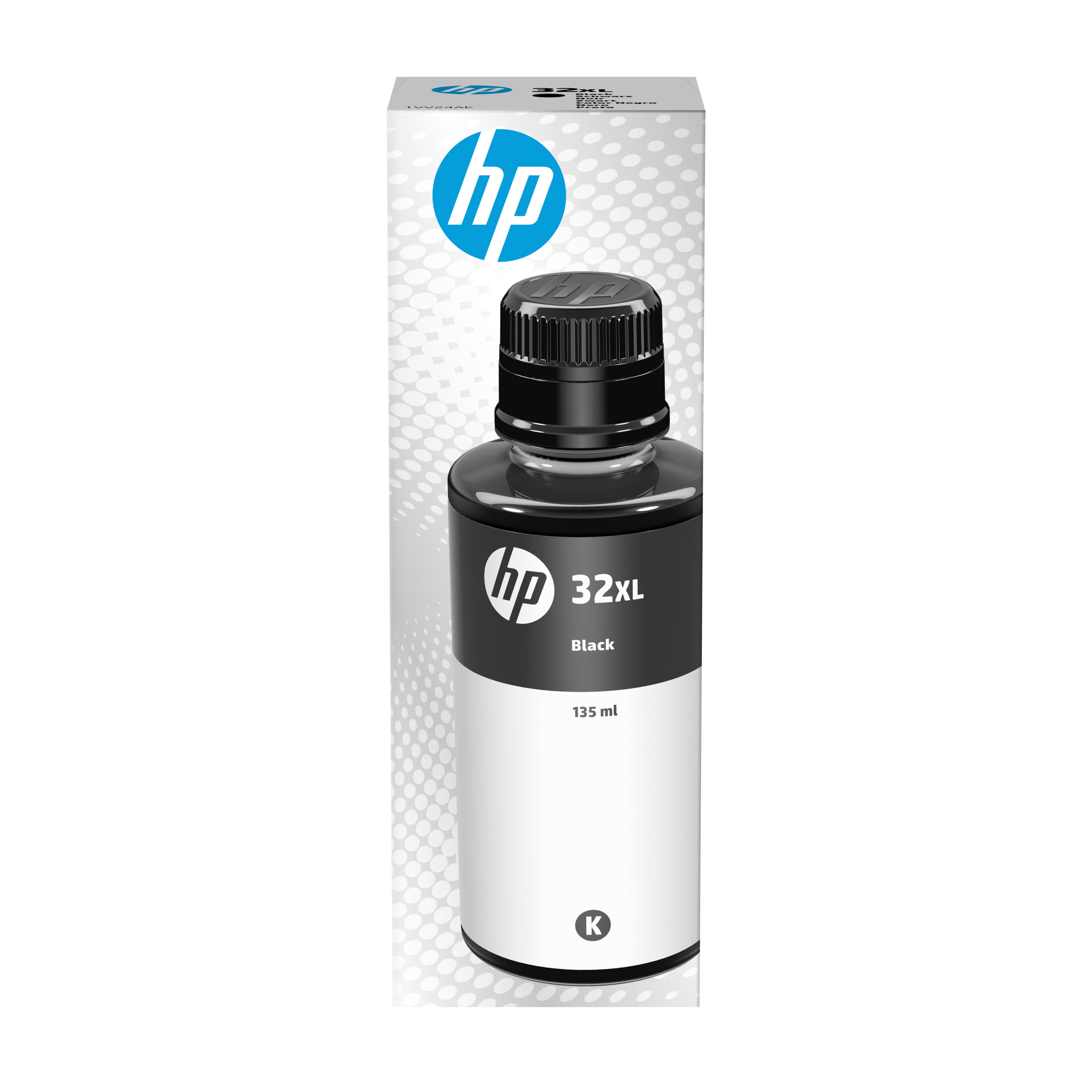 HP Bouteille d'encre noire authentique 32XL (135 ml)