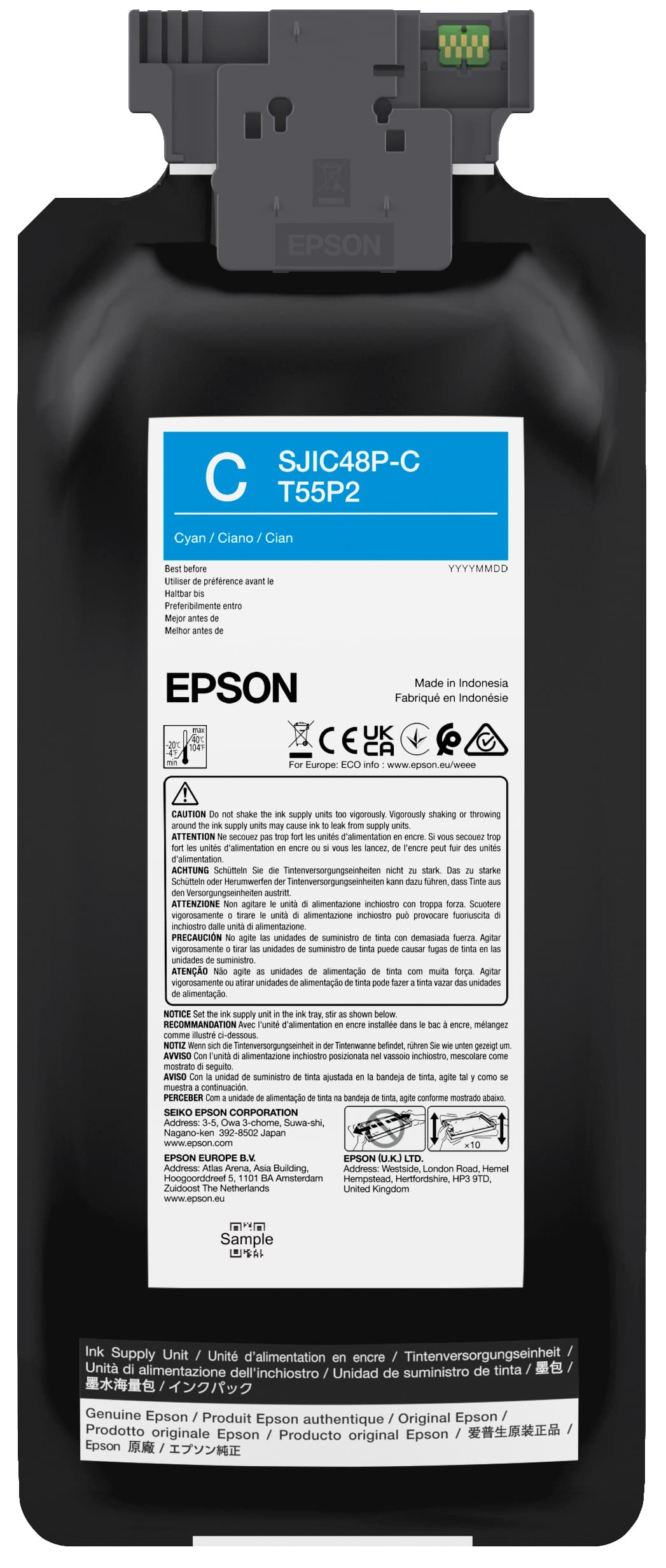 Epson SJIC48P-C cartouche d'encre 1 pièce(s) Original Cyan