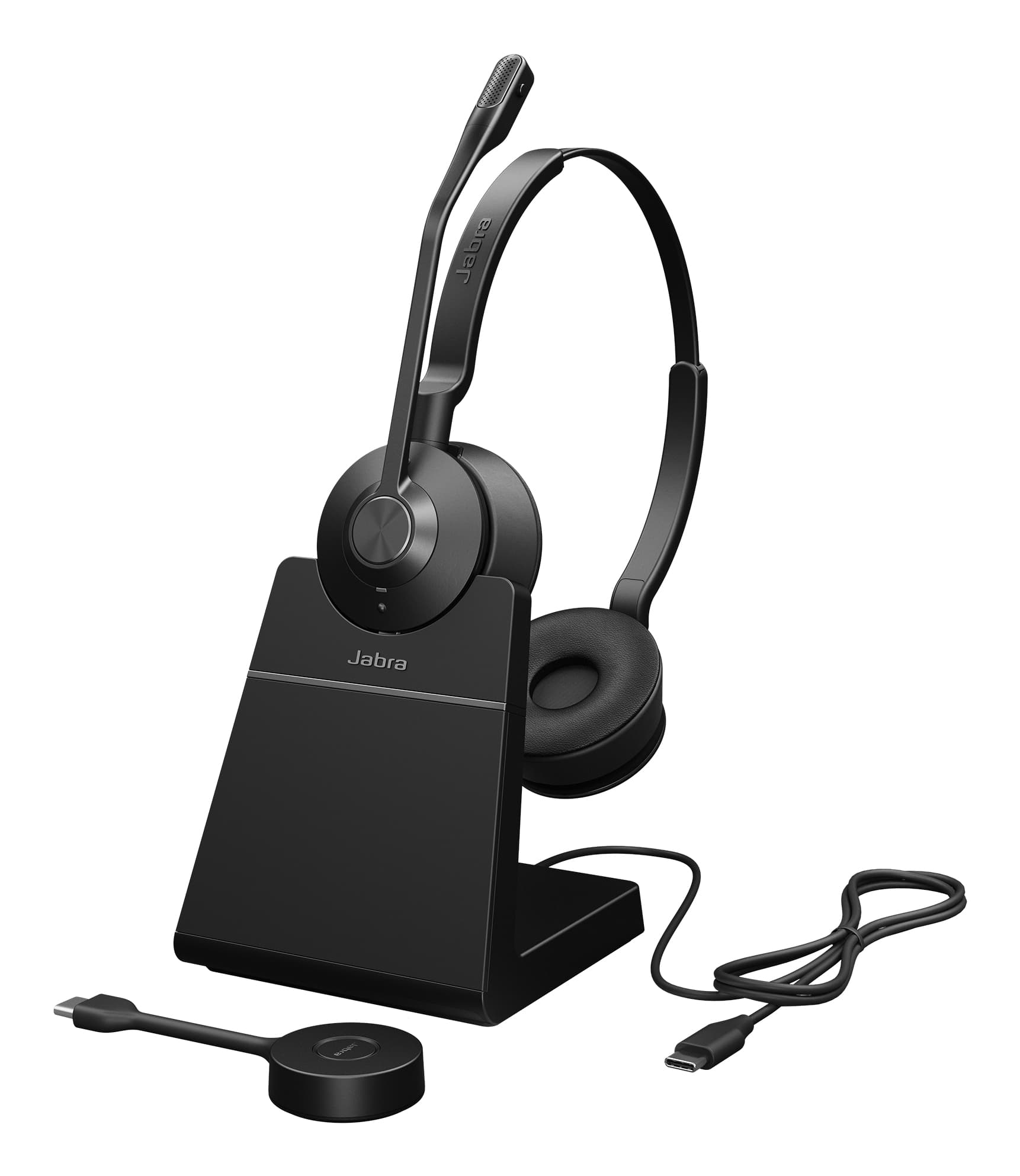 Jabra Engage 55 SE Casque Sans fil Arceau Bureau/Centre d'appels Noir