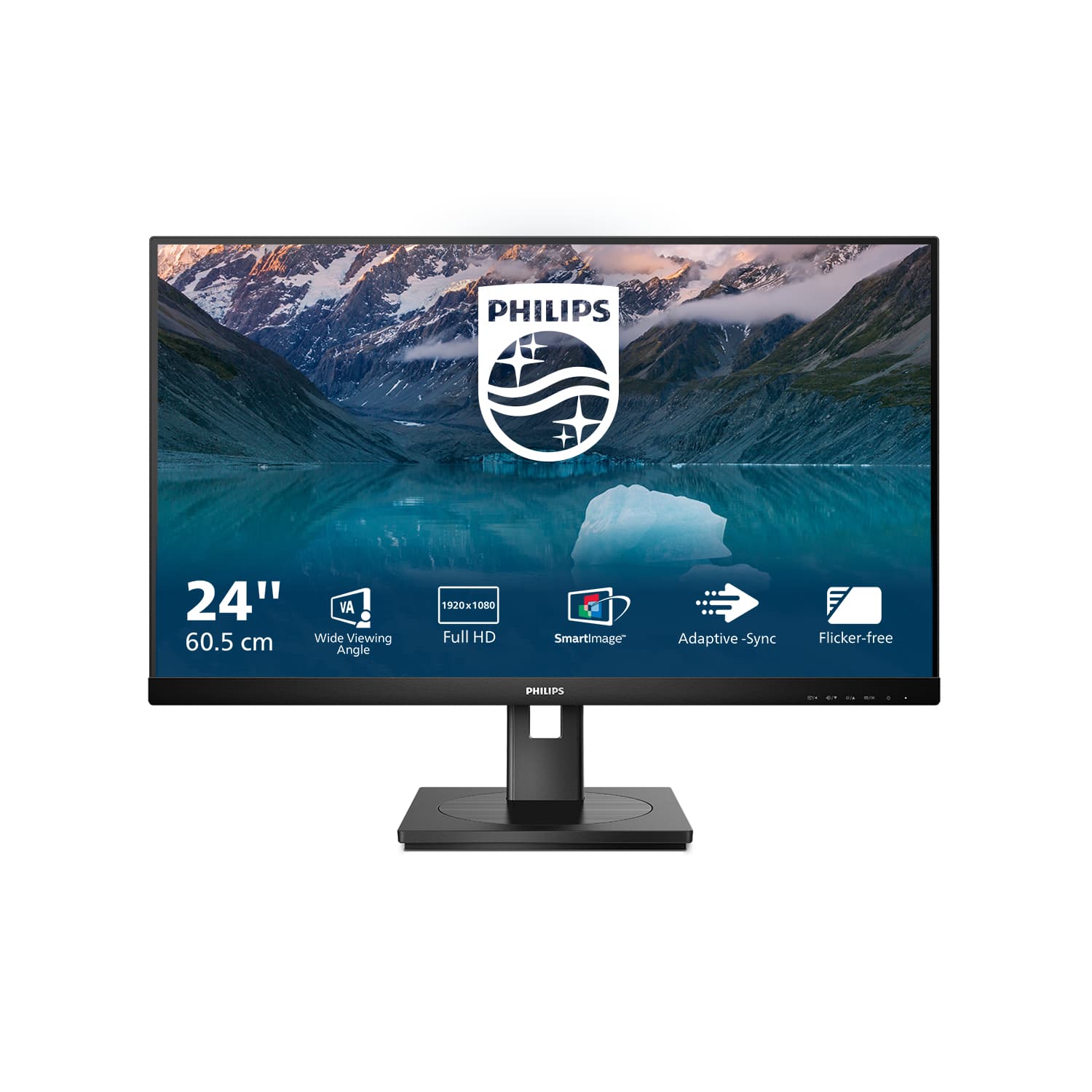 Philips S Line 242S9JML/00 écran plat de PC 61 cm (24") 1920 x 1080 pixels Full HD LCD Noir
