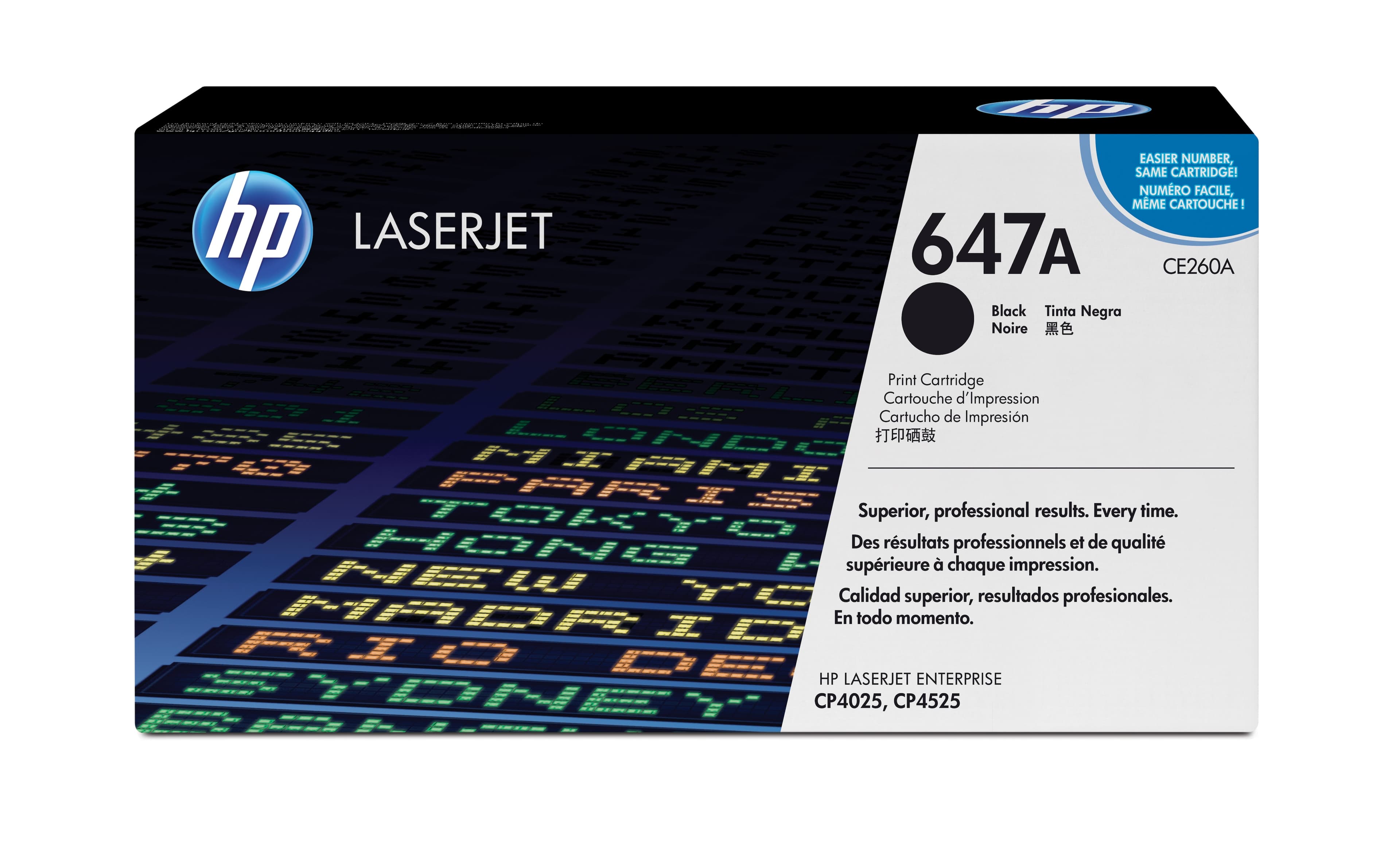 HP 647A toner LaserJet noir authentique