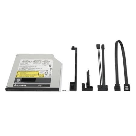 Lenovo 4XA0Q41074 lecteur de disques optiques Interne DVD-ROM Noir, Acier inoxydable