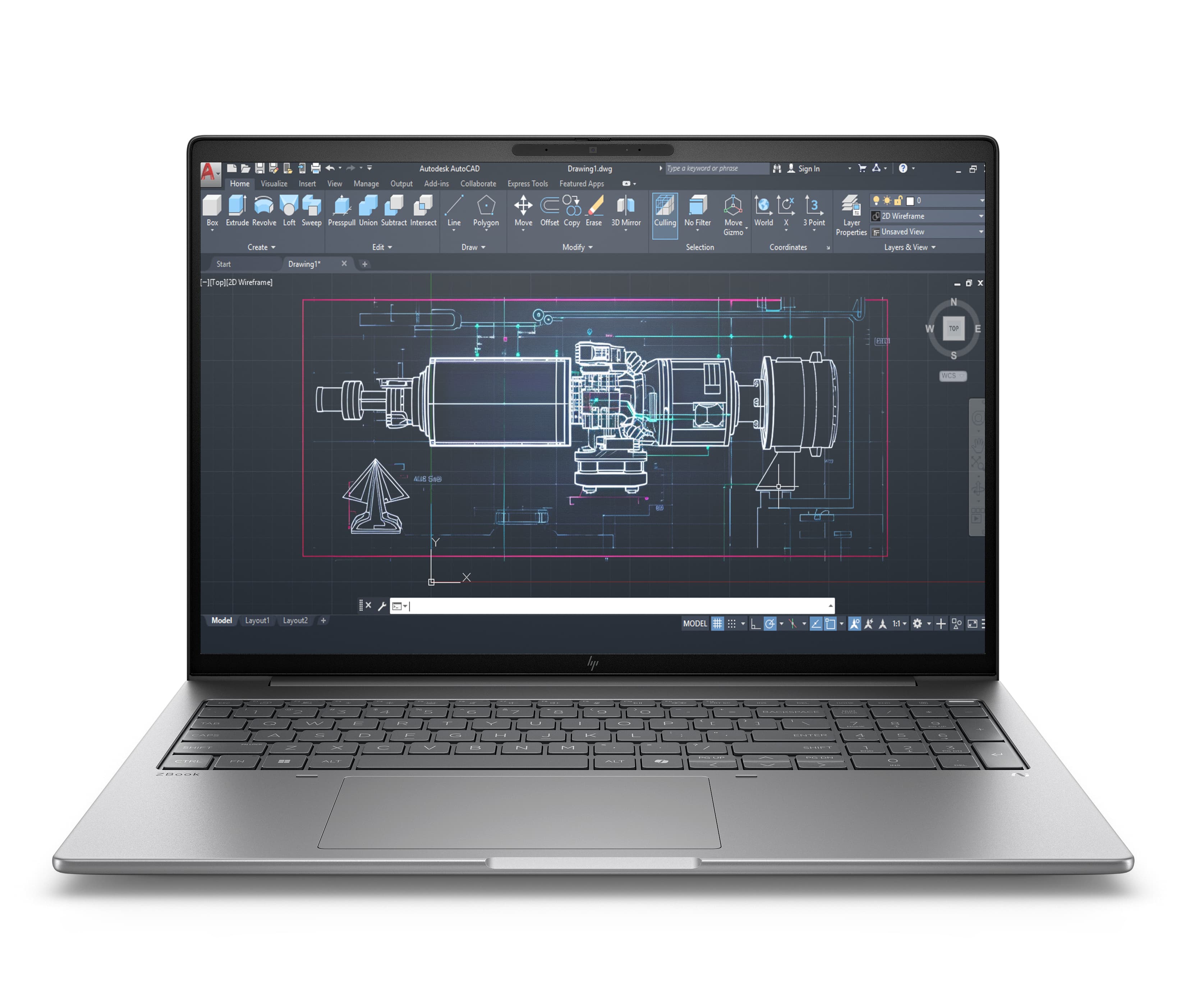 HP ZBook 8 G1i Mobile Workstation PC Wolf Pro Security Edition Intel Core Ultra 7 255H Station de travail mobile 40,6 cm (16") WUXGA 32 Go DDR5-SDRAM 1 To SSD NVIDIA RTX 500 Ada Wi-Fi 7 (802.11be) Windows 11 Pro AI Workstation, AI PC Argent