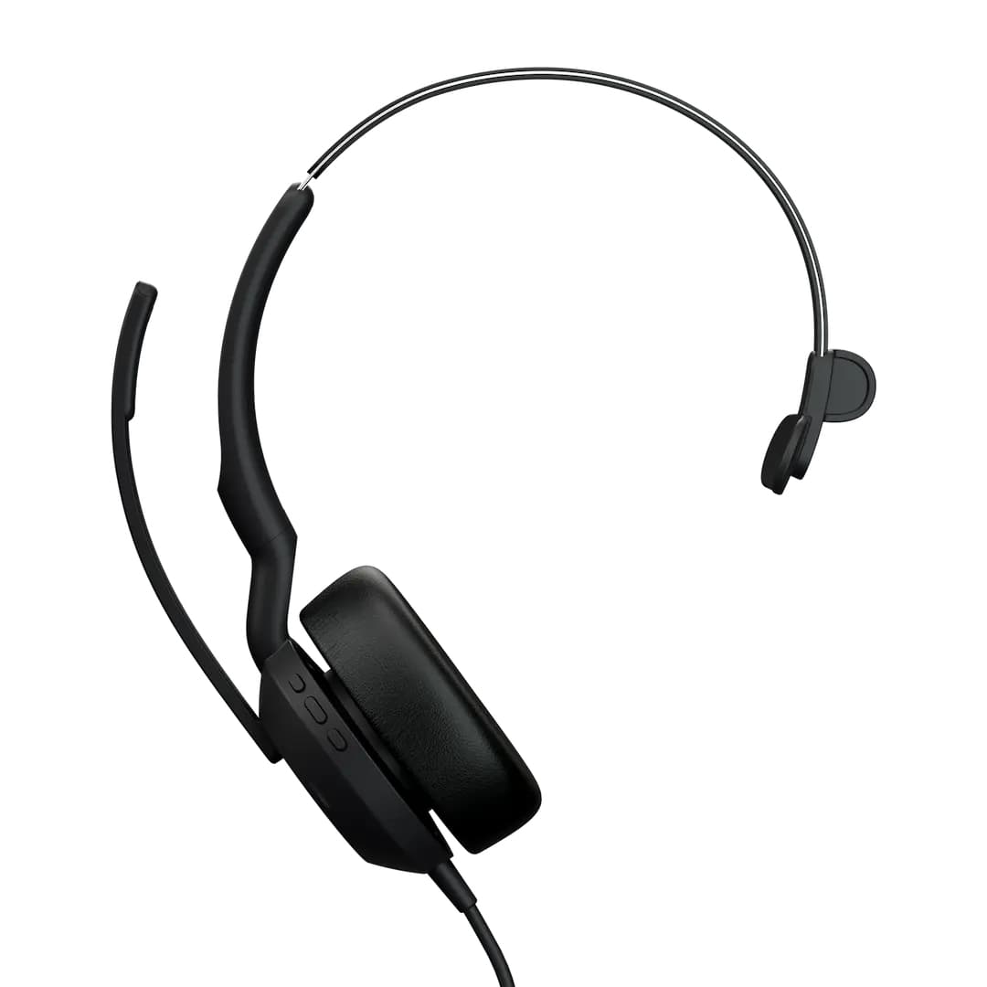 Jabra Evolve2 50 Casque Avec fil Arceau Bureau/Centre d'appels USB Type-C / USB Type-A Noir