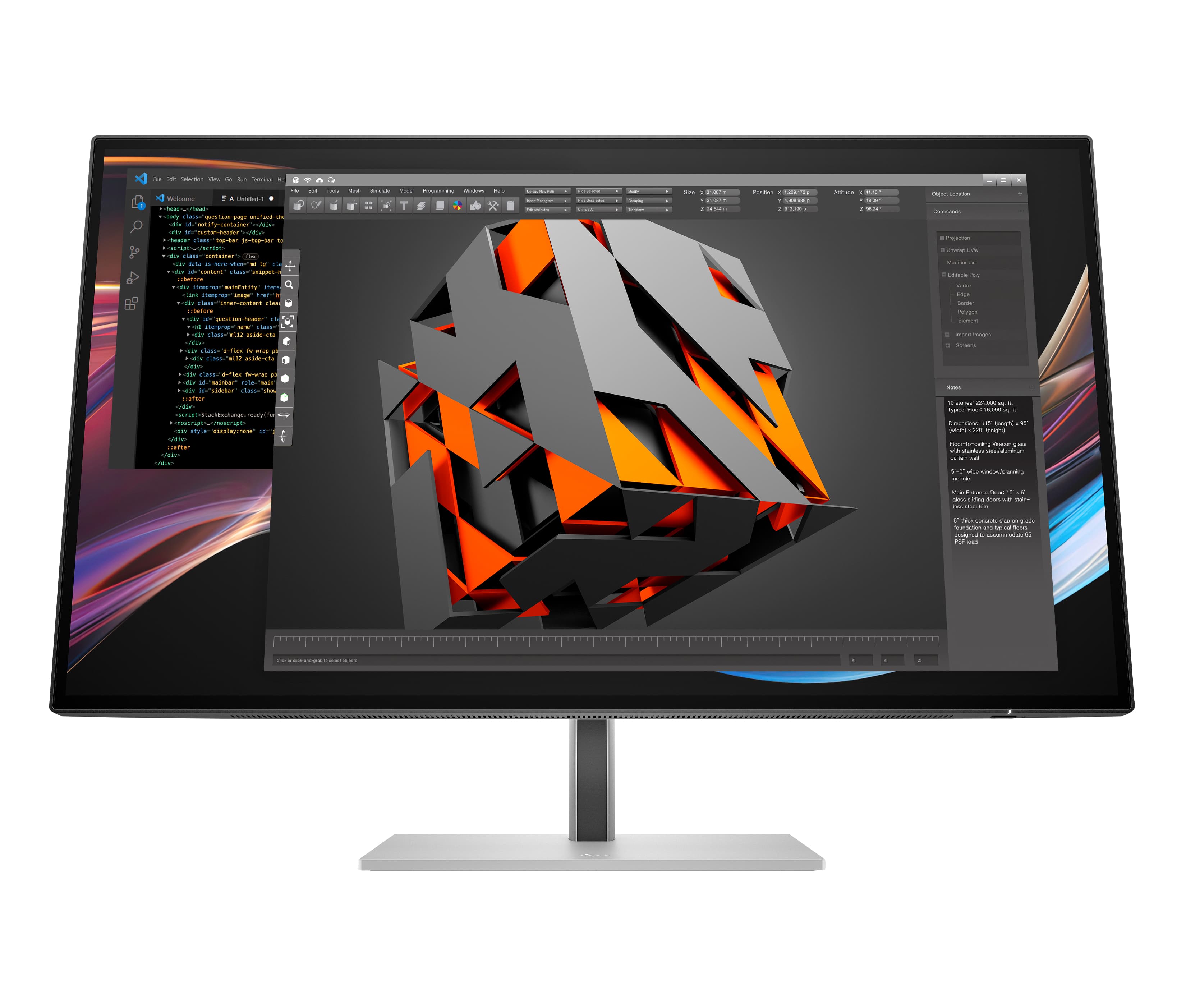 HP Écran 4K Thunderbolt 4 Series 7 Pro 27 pouces - 727pk