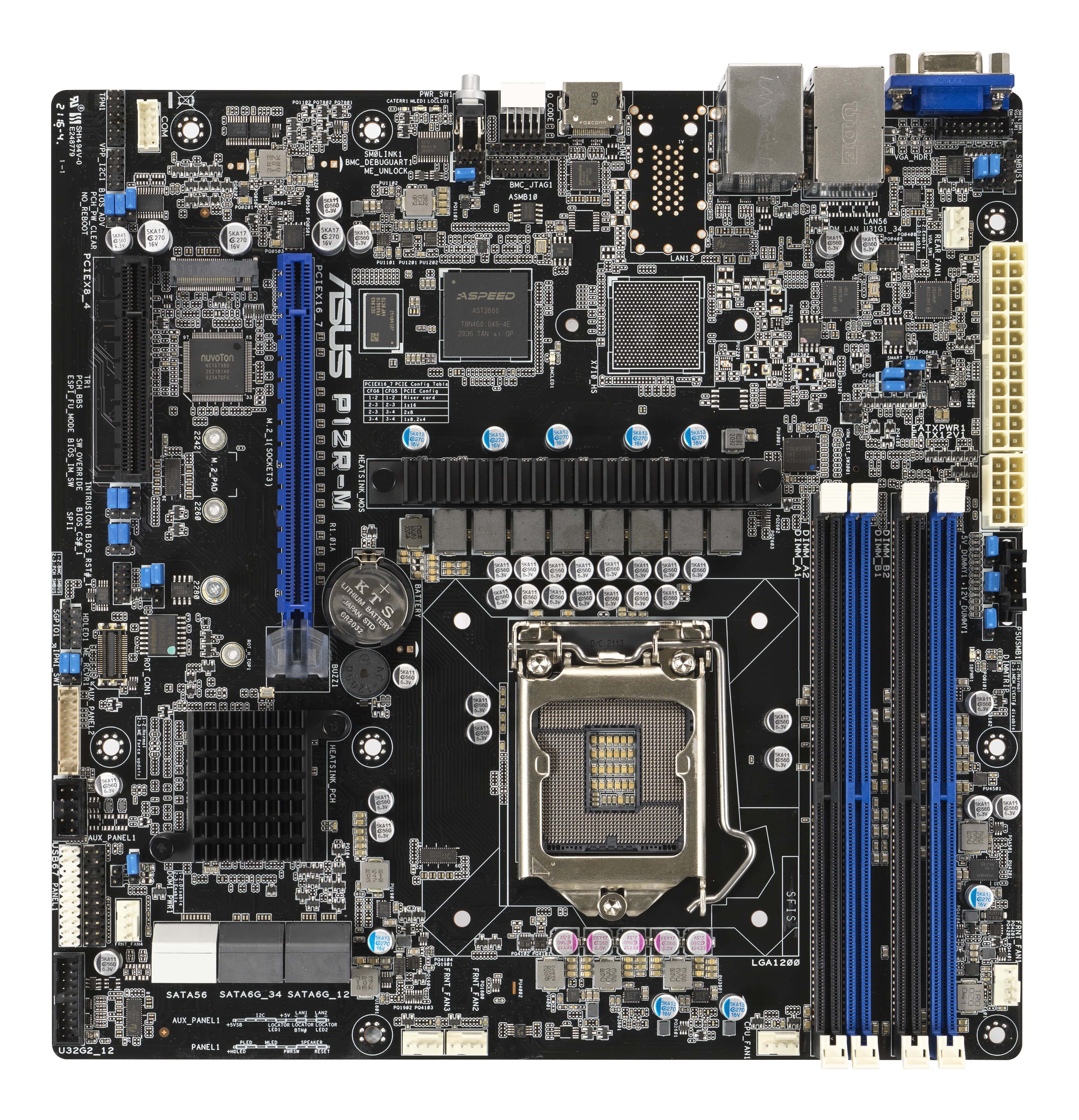 ASUS P12R-M Intel C256 LGA 1200 (Socket H5) ATX
