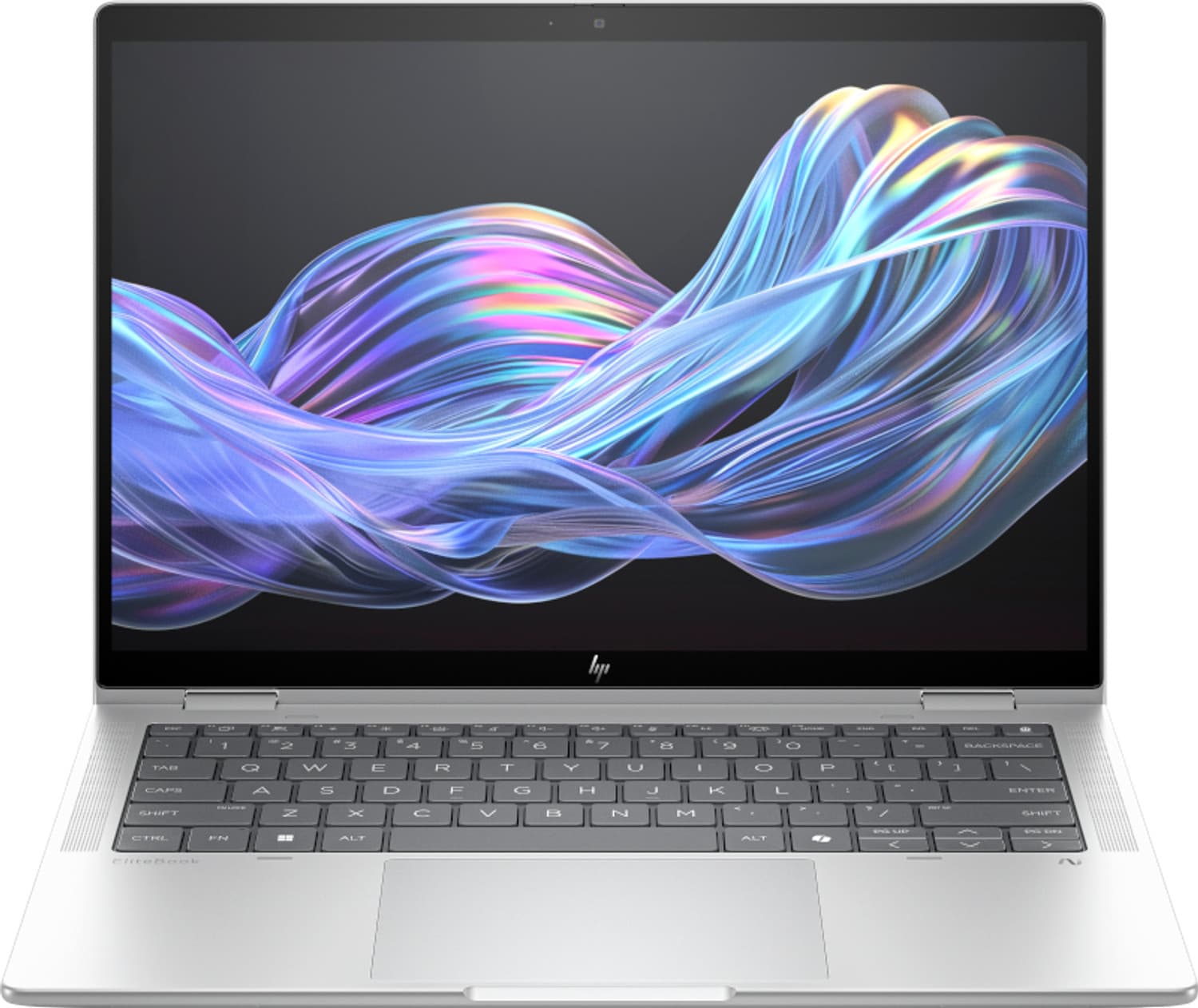 HP EliteBook X Flip G1i Next Gen AI Wolf Pro Security Edition Copilot+ PC Intel Core Ultra 5 228V Hybride (2-en-1) 35,6 cm (14") Écran tactile WUXGA 32 Go LPDDR5x-SDRAM 512 Go SSD Wi-Fi 7 (802.11be) Windows 11 Pro Argent