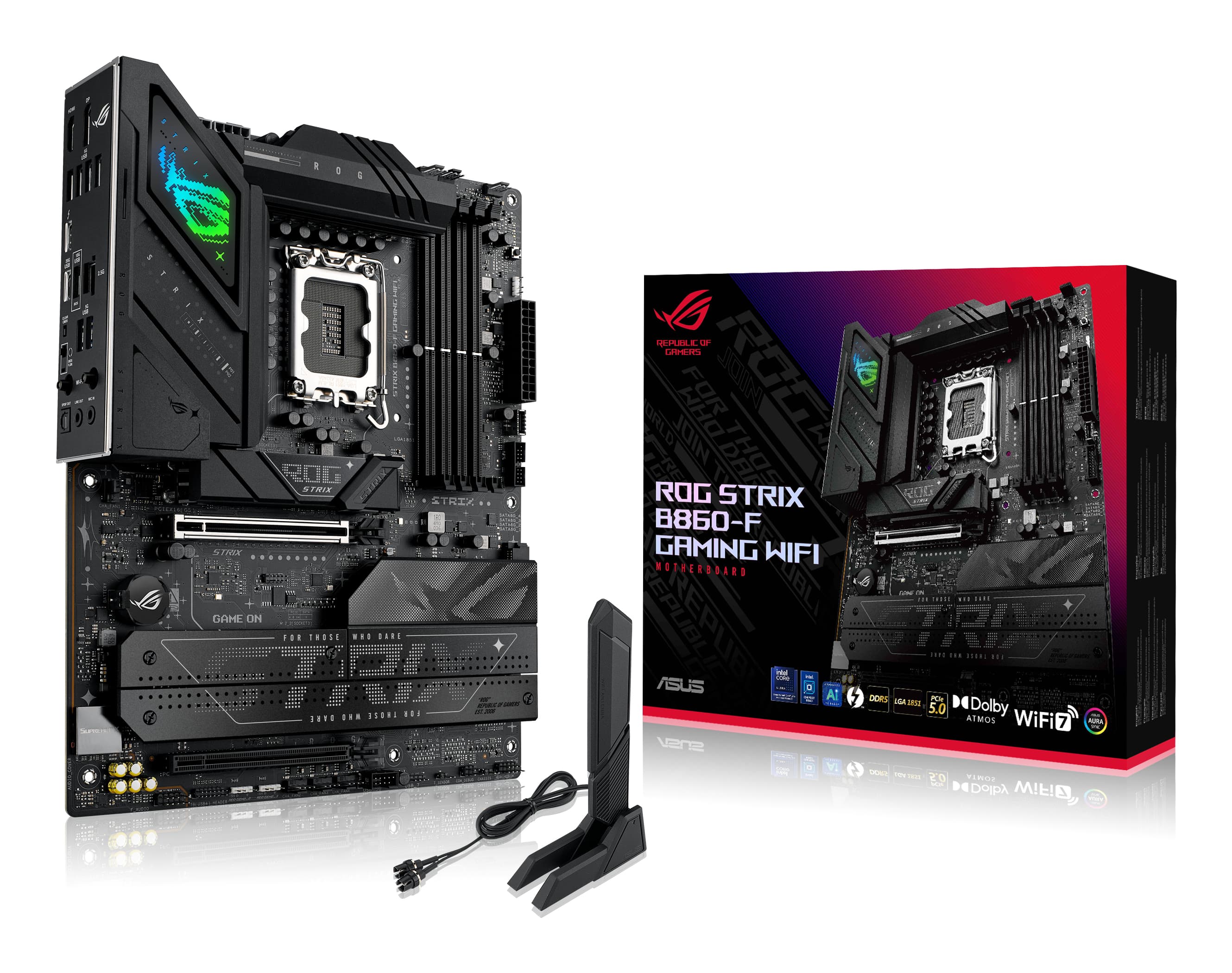 ASUS ROG STRIX B860-F GAMING WIFI Intel B860 LGA 1851 (Socket V1) ATX