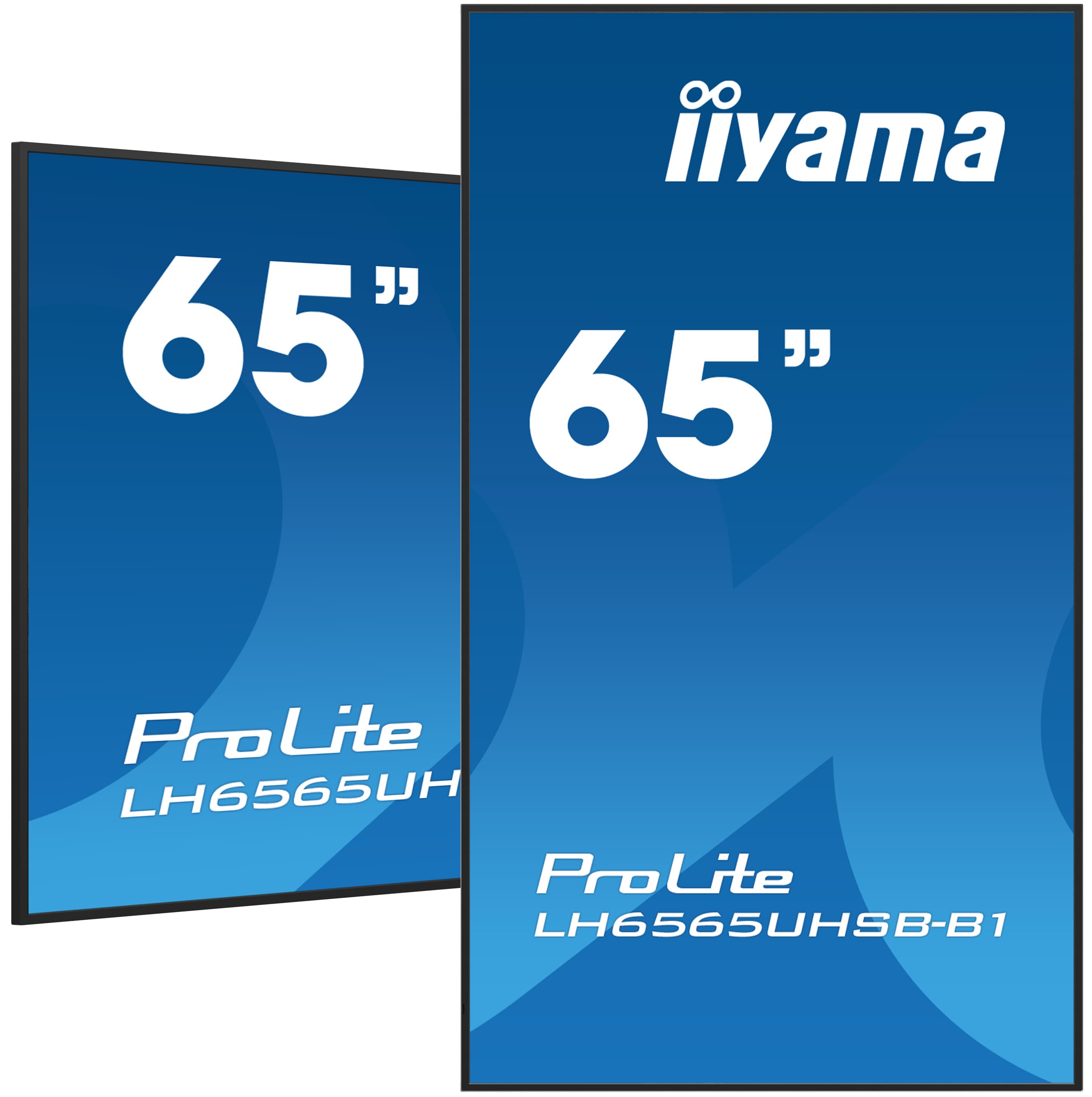 iiyama LH6565UHSB-B1 Écran d'affichage dynamique En forme de kiosk 163,8 cm (64.5") LED Wifi 800 cd/m² 4K Ultra HD Noir Intégré dans le processeur Android 11 24/7
