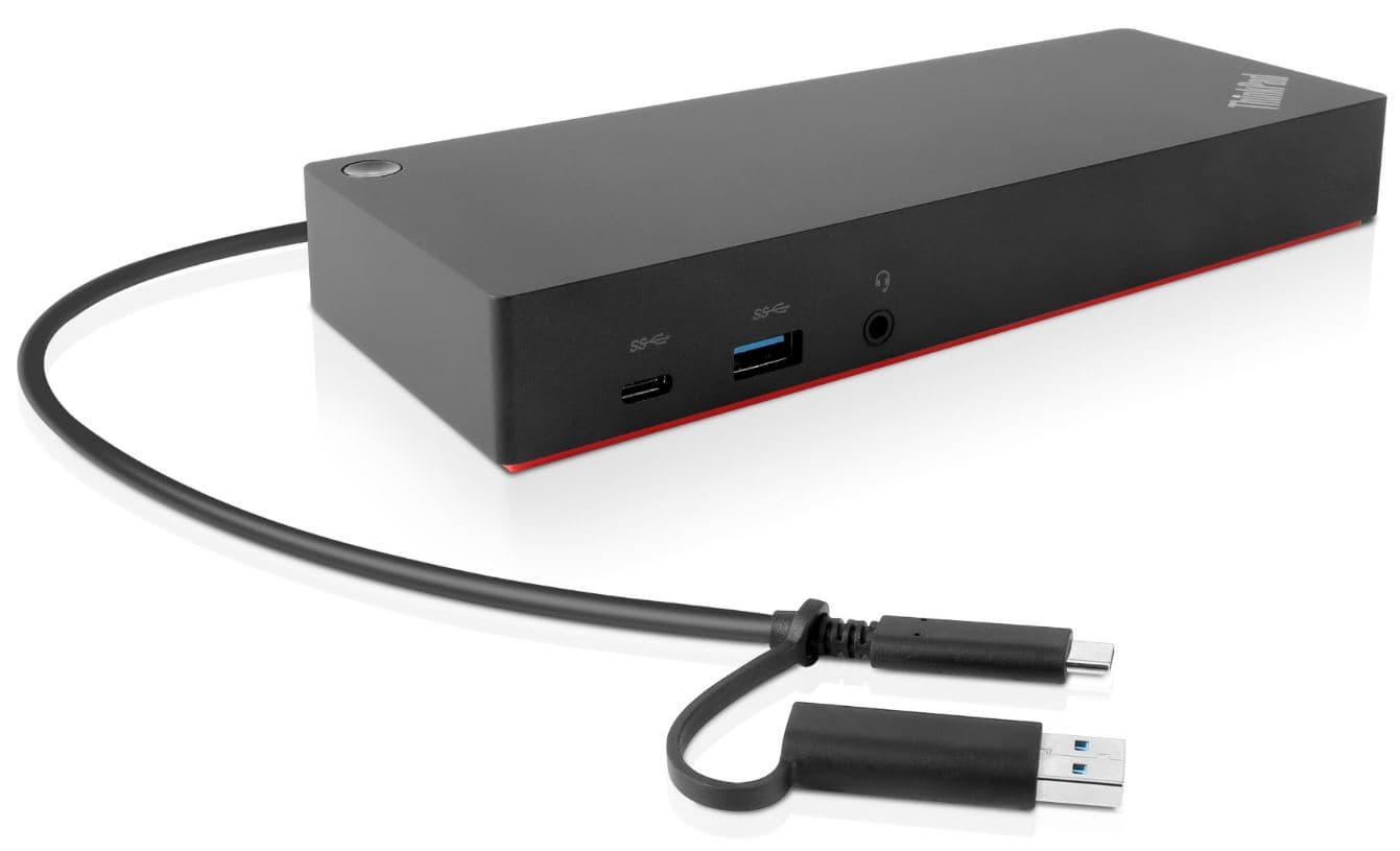 Lenovo 40AF0135EU station d'accueil Avec fil Noir