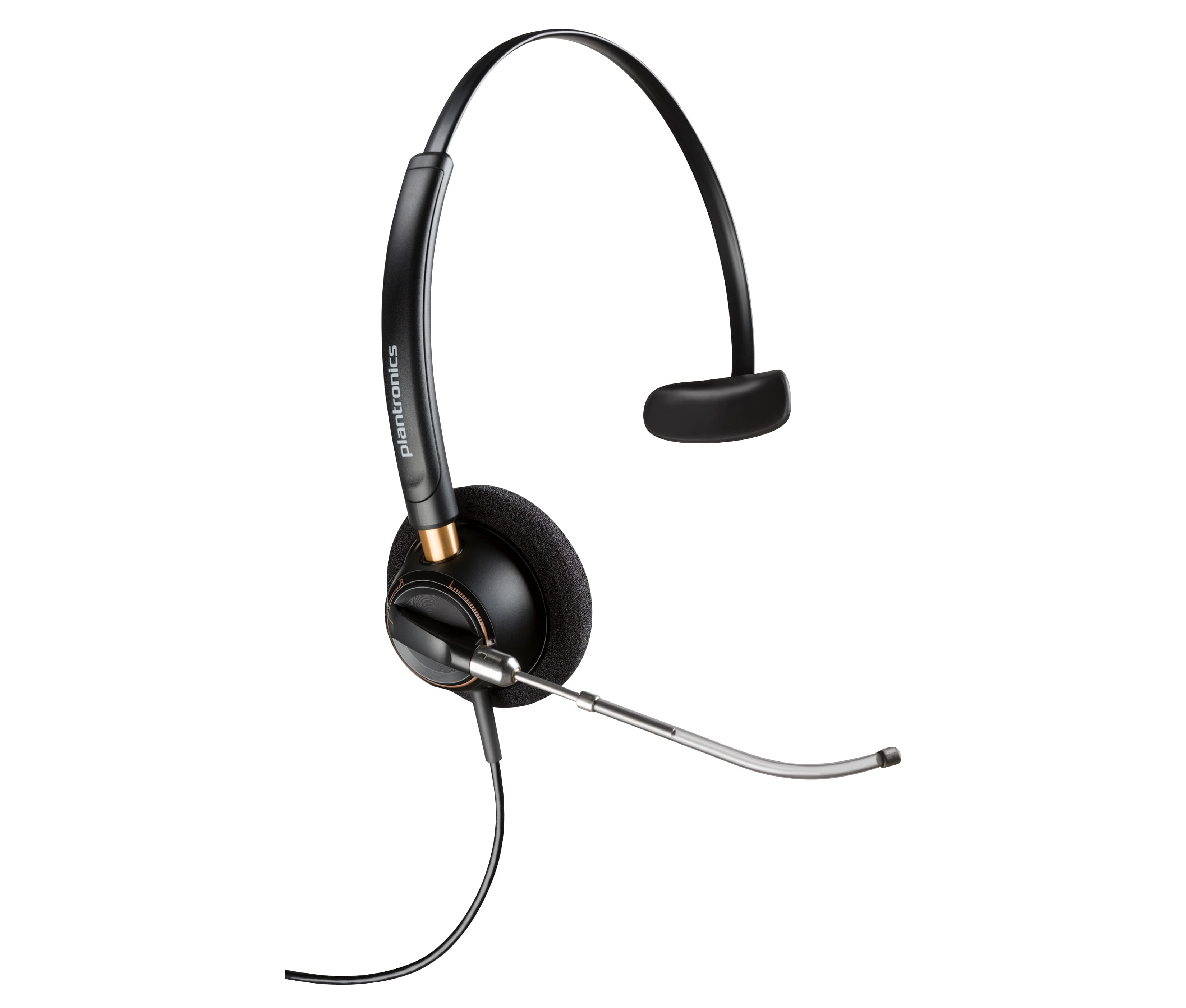 HP Poly Micro-casque monaural Poly EncorePro 510V VoiceTube + fonction Quick Disconnect