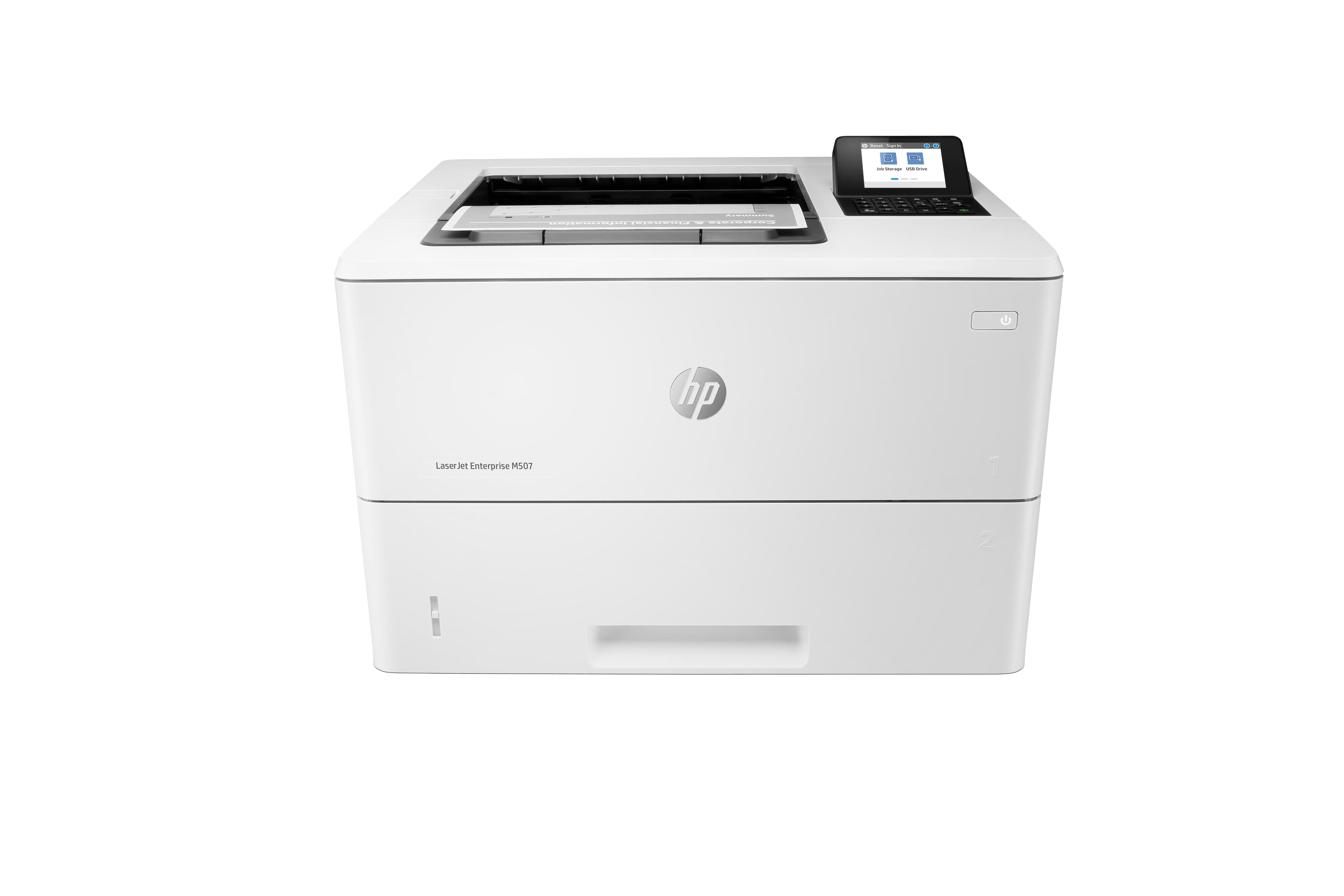 HP LaserJet Enterprise M507dn Noir et blanc Imprimante, Ethernet uniquement; Recto verso