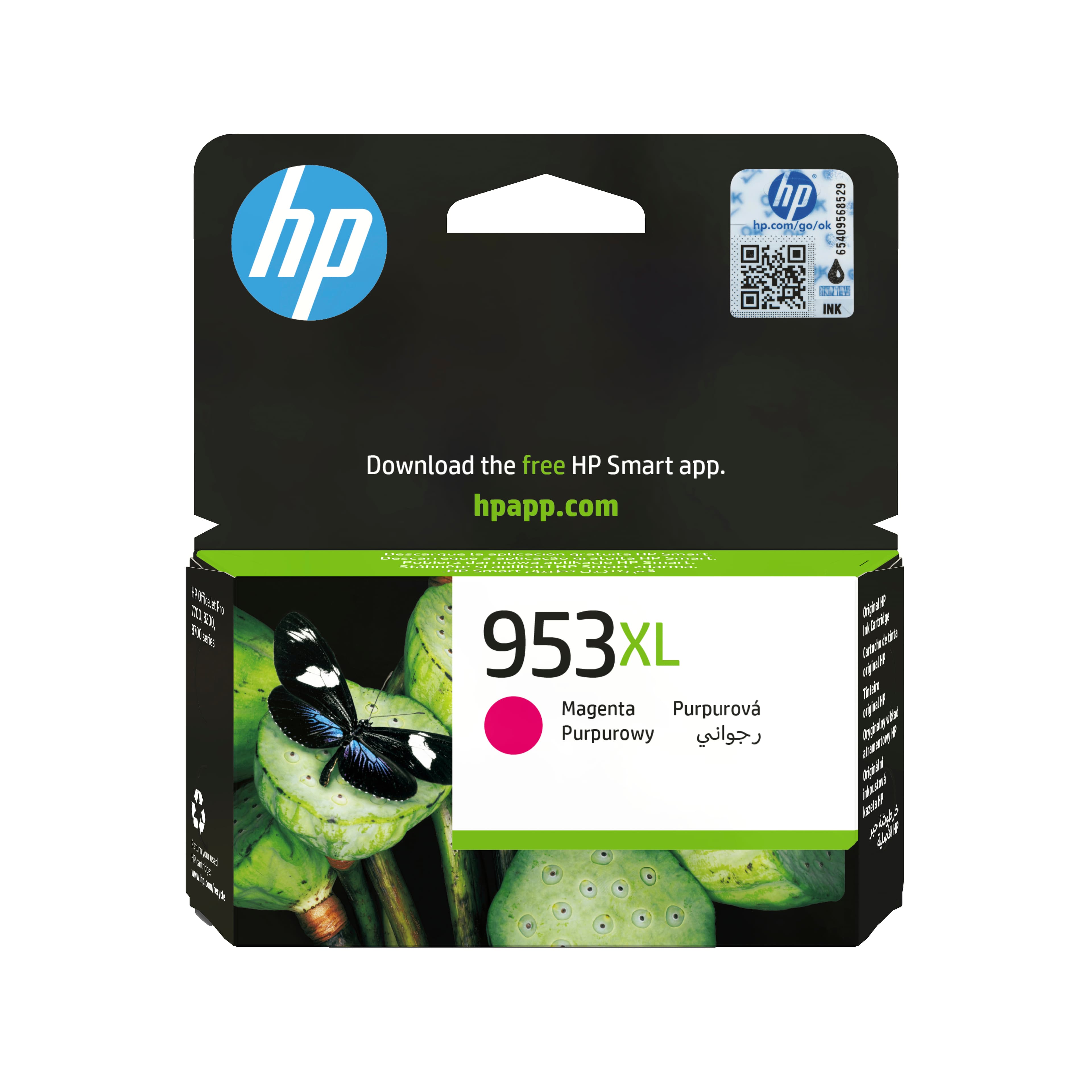 HP 953XL Cartouche d’encre magenta grande capacité authentique