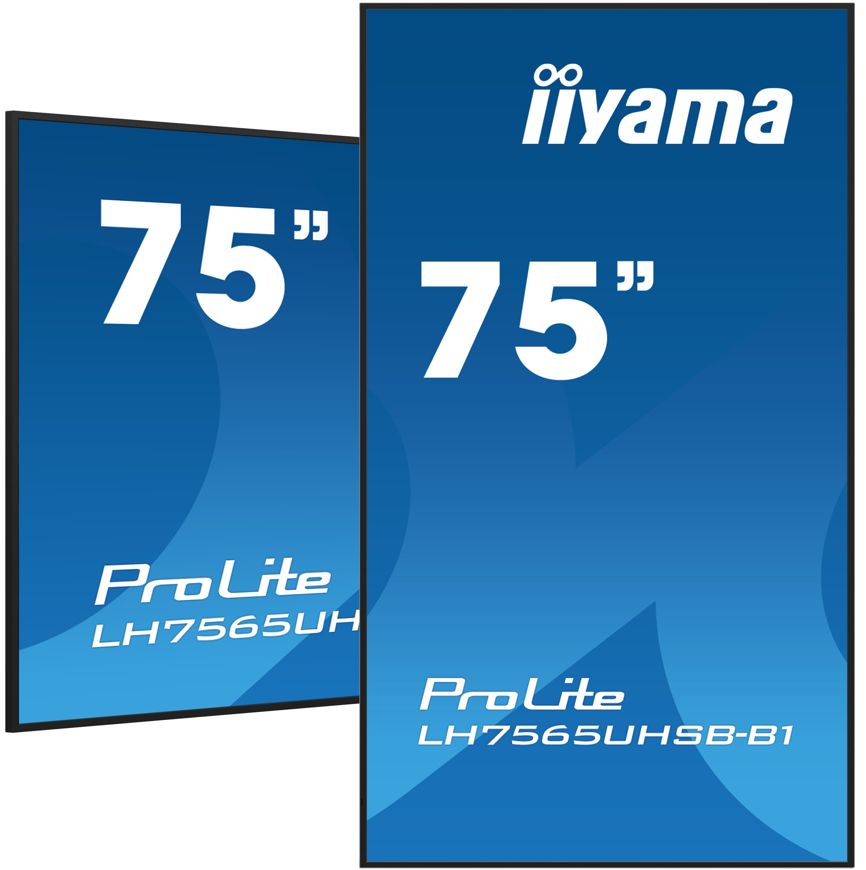 iiyama LH7565UHSB-B1 Écran d'affichage dynamique En forme de kiosk 189,2 cm (74.5") LED Wifi 800 cd/m² 4K Ultra HD Noir Intégré dans le processeur Android 11 24/7
