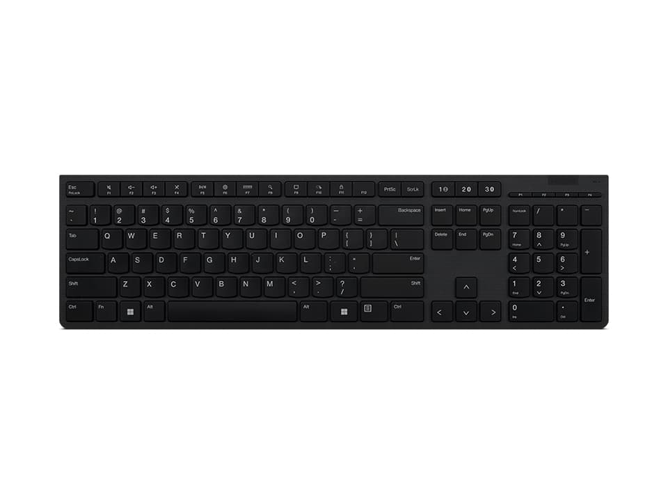 Lenovo 4Y41K04031 clavier Bureau RF sans fil + Bluetooth Français Gris