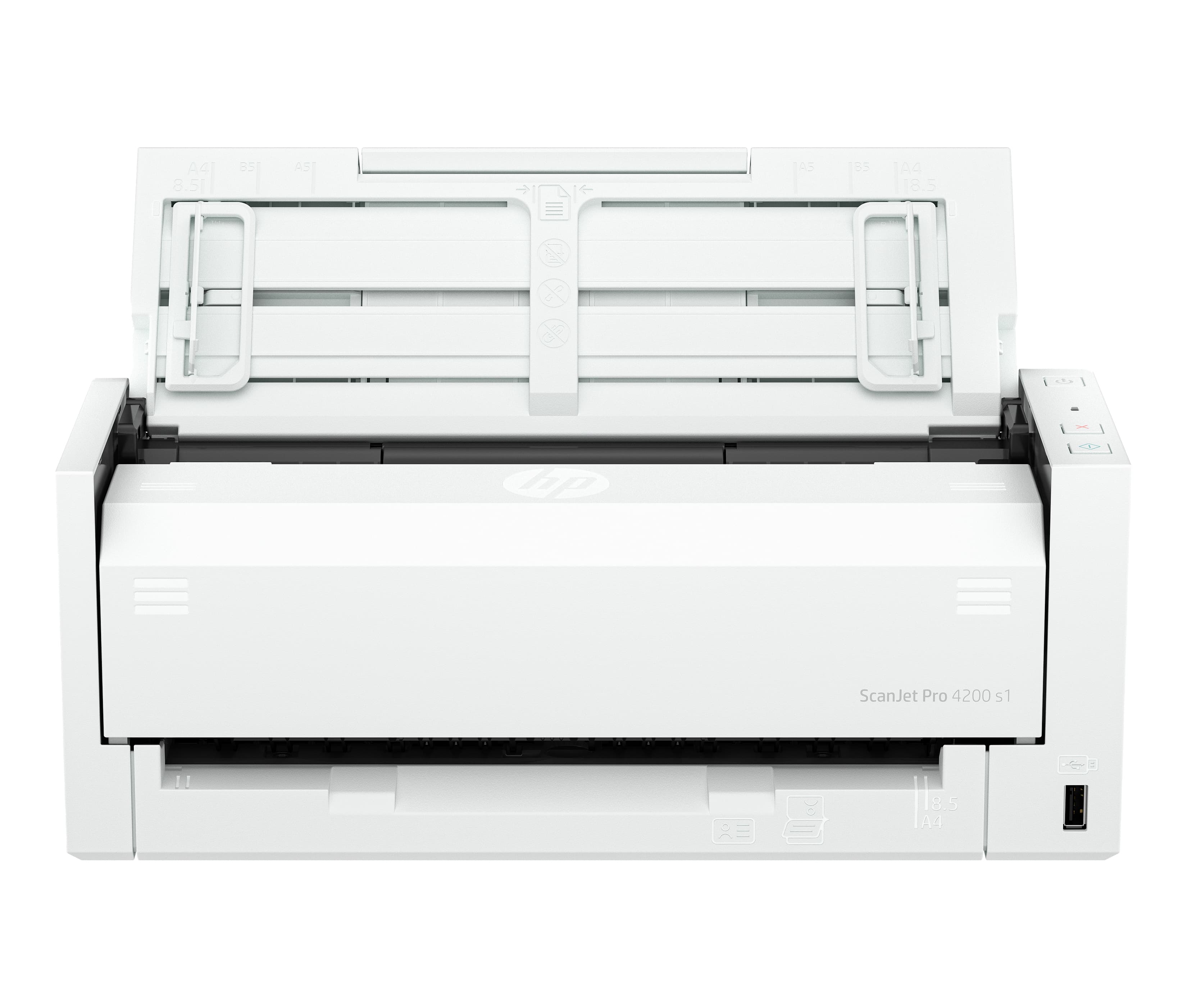 HP ScanJet Pro 4200 s1 Scanner à défilement A4 et passeport / carte d’identité, jusqu’à 40ppm/80ipm, 600x 600 DPI